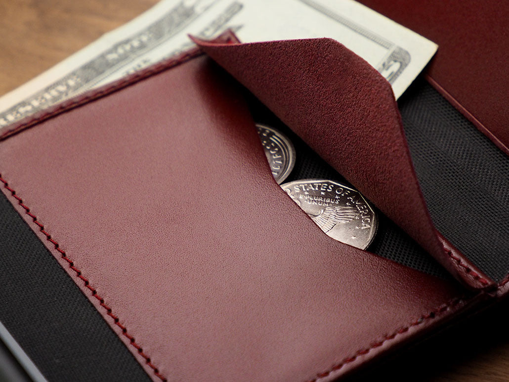 Pularys Porter Go wallet - Italia Leather #color_Maroon