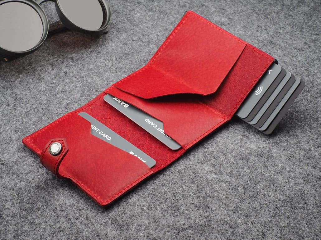 Pularys Hiker - Chic Decor Wallet - Nomad Leather #color_Red