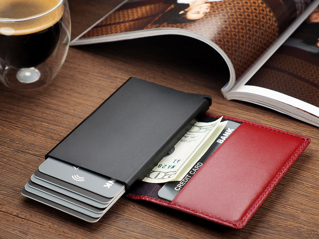 Pularys Kangoo Wallet - Italia Leather #color_Red