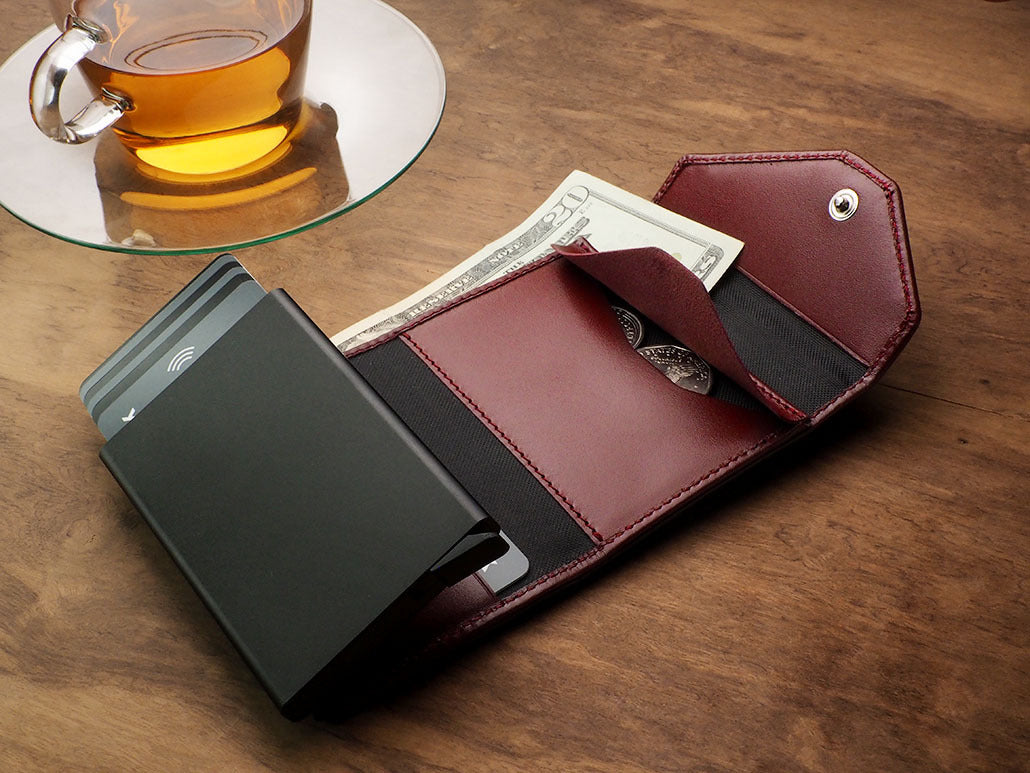 Pularys Porter Go wallet - Italia Leather #color_Maroon