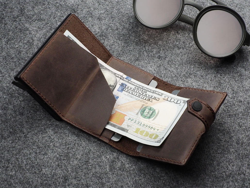 Pularys Hiker Wallet - Hunter Leather #color_Brown