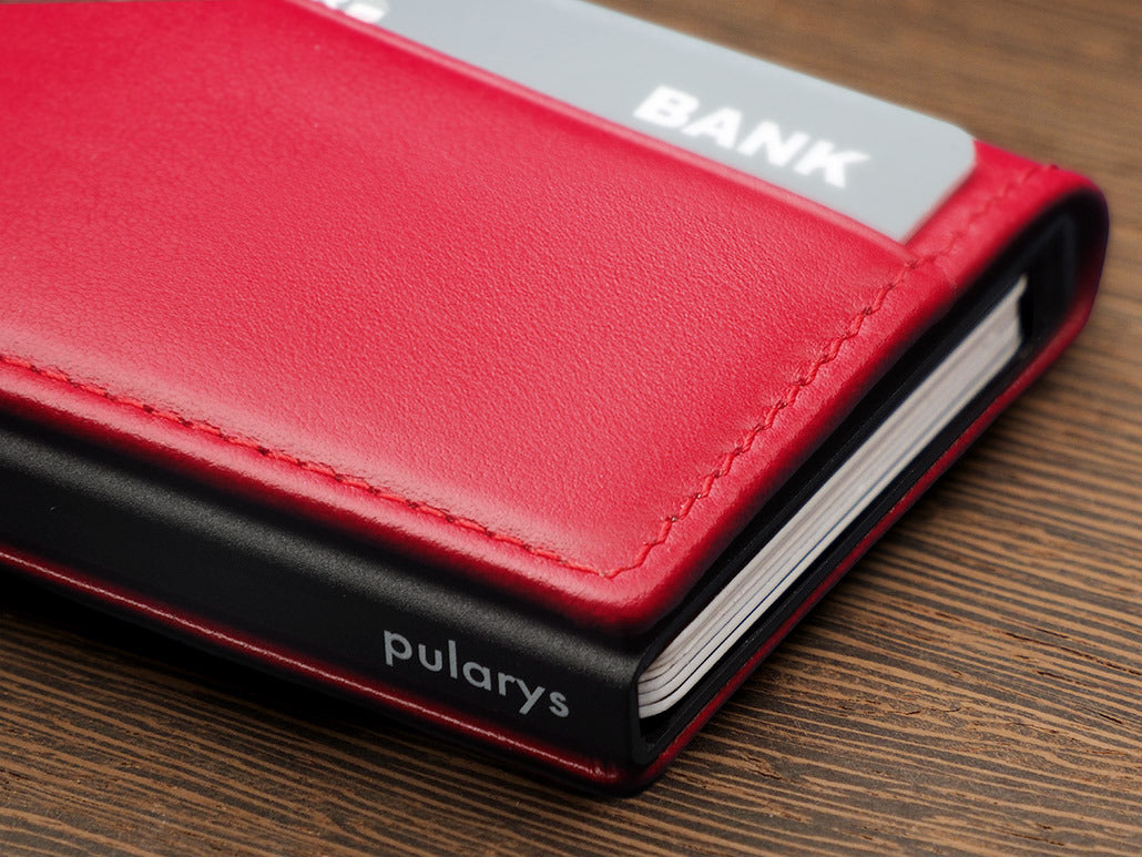 Pularys Kangoo Wallet - Italia Leather #color_Red