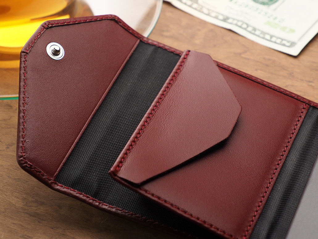 Pularys Porter Go wallet - Italia Leather #color_Maroon