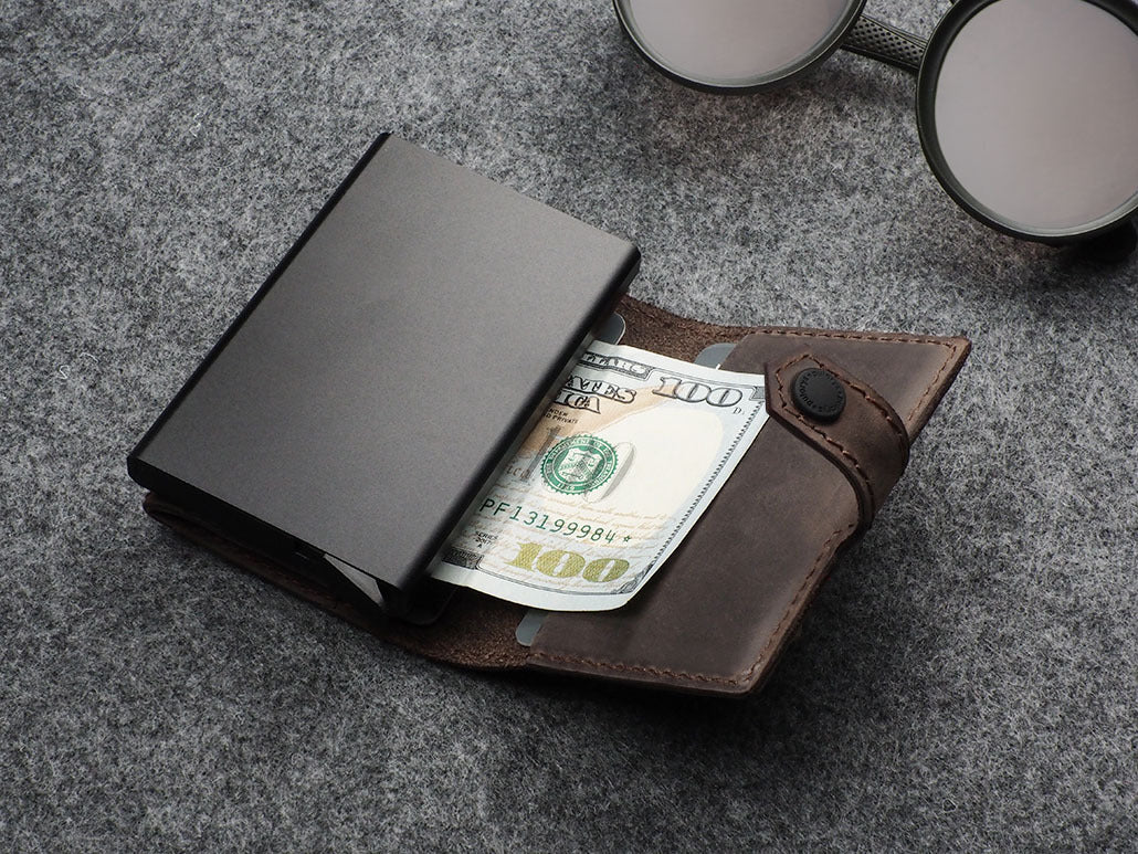 Pularys Hiker Wallet - Hunter Leather #color_Brown