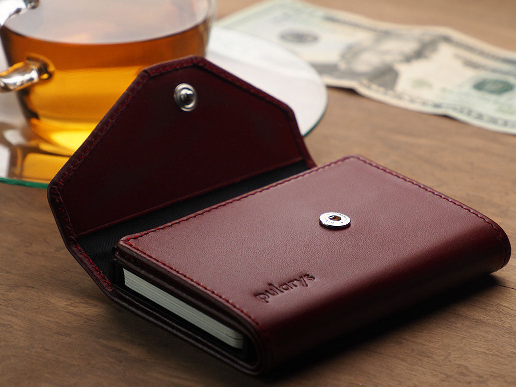 Pularys Porter Go wallet - Italia Leather #color_Maroon