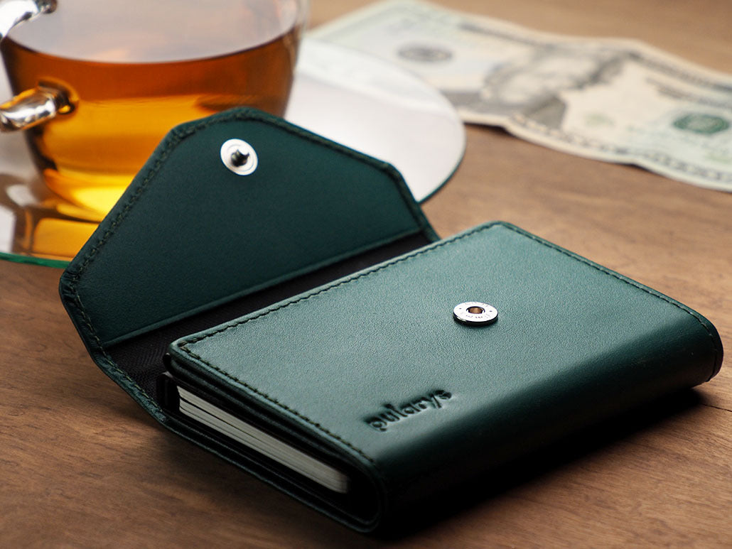 Pularys Porter Go wallet - Italia Leather #color_Green
