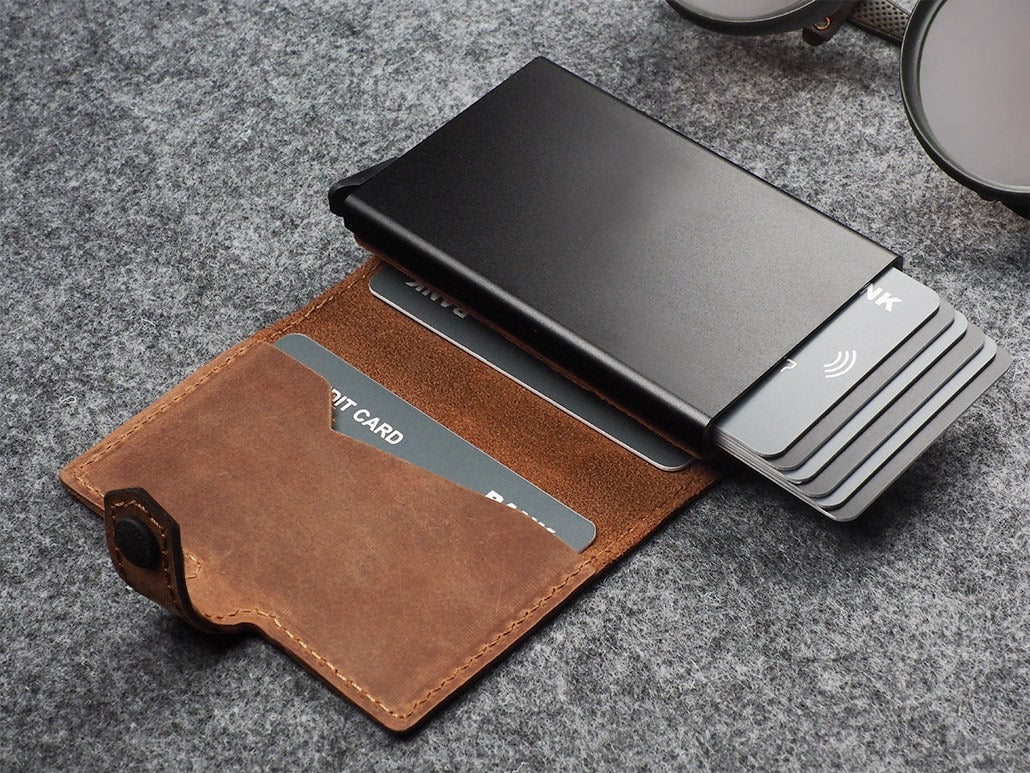 Pularys Hiker Wallet - Hunter Leather #color_Cognac