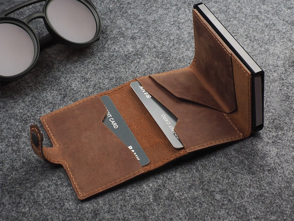 Pularys Hiker Wallet - Hunter Leather #color_Cognac