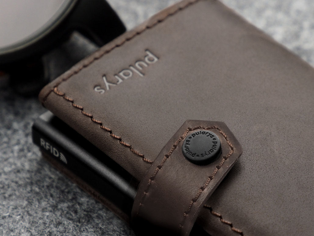 Pularys Hiker Wallet - Hunter Leather #color_Brown