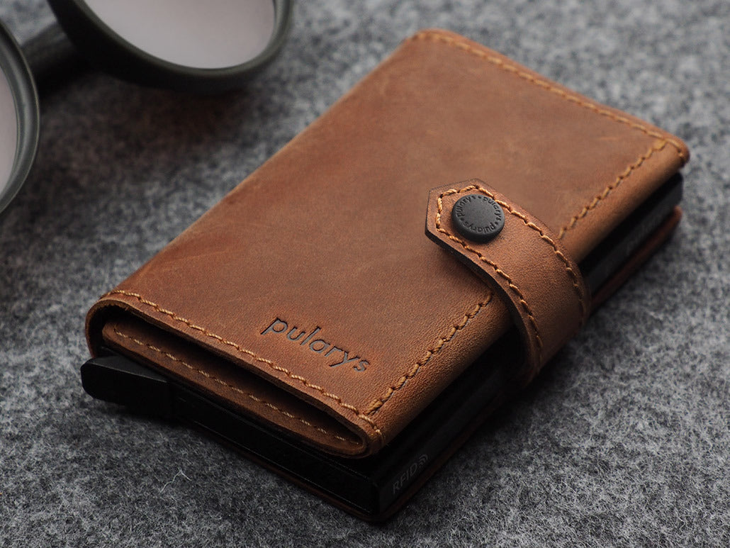 Pularys Hiker Wallet - Hunter Leather #color_Cognac