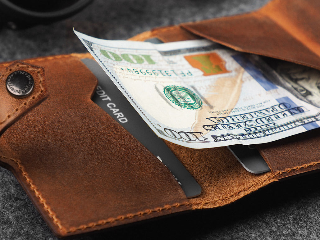 Pularys Hiker Wallet - Saddle Leather #color_Brown