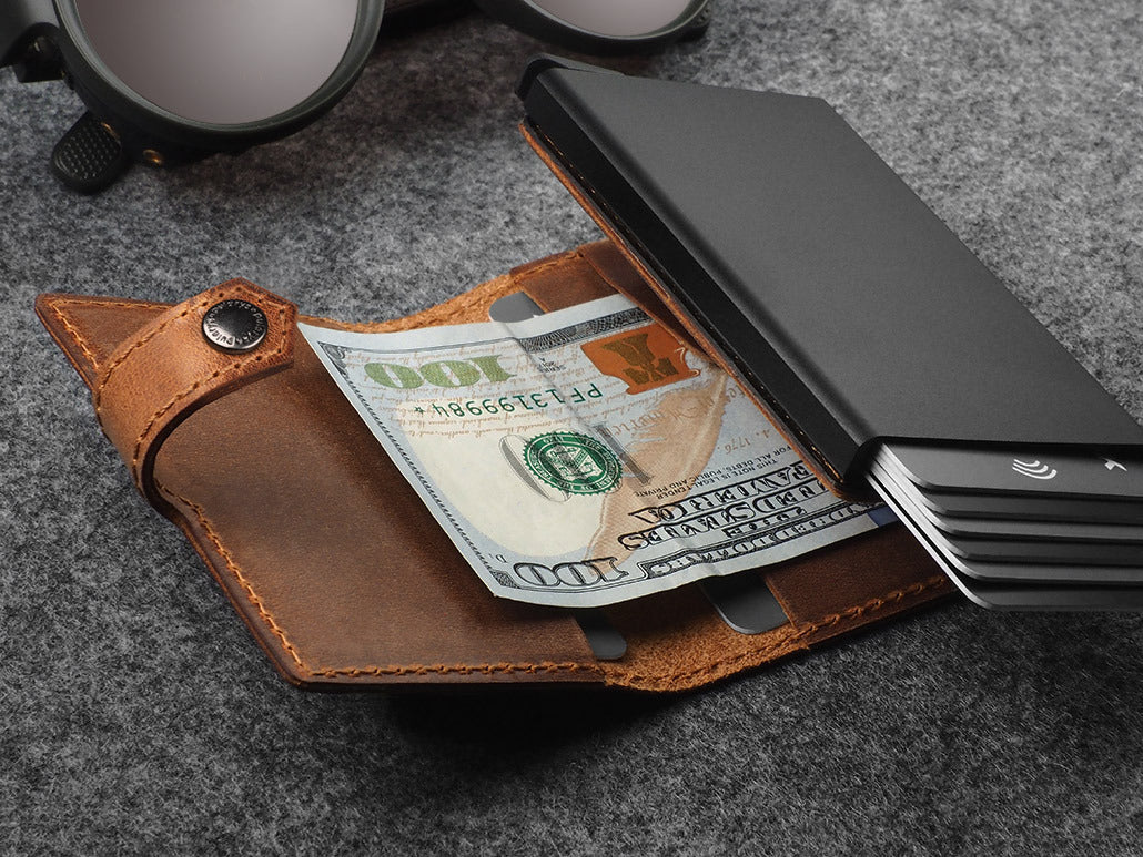 Pularys Hiker Wallet - Saddle Leather #color_Brown