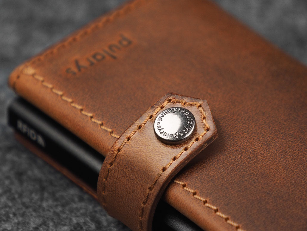 Pularys Hiker Wallet - Saddle Leather #color_Brown