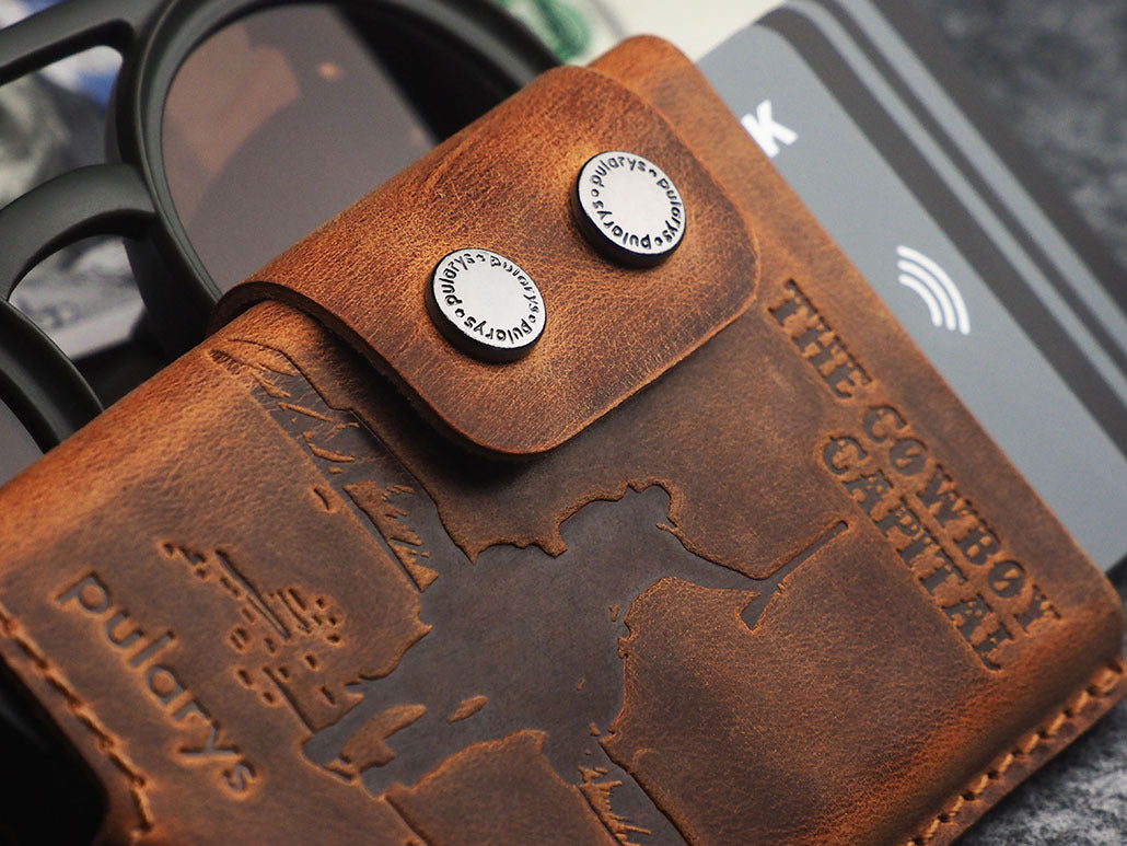 Pularys Funky - The Cowboy Capital Decor Wallet #color_Brown