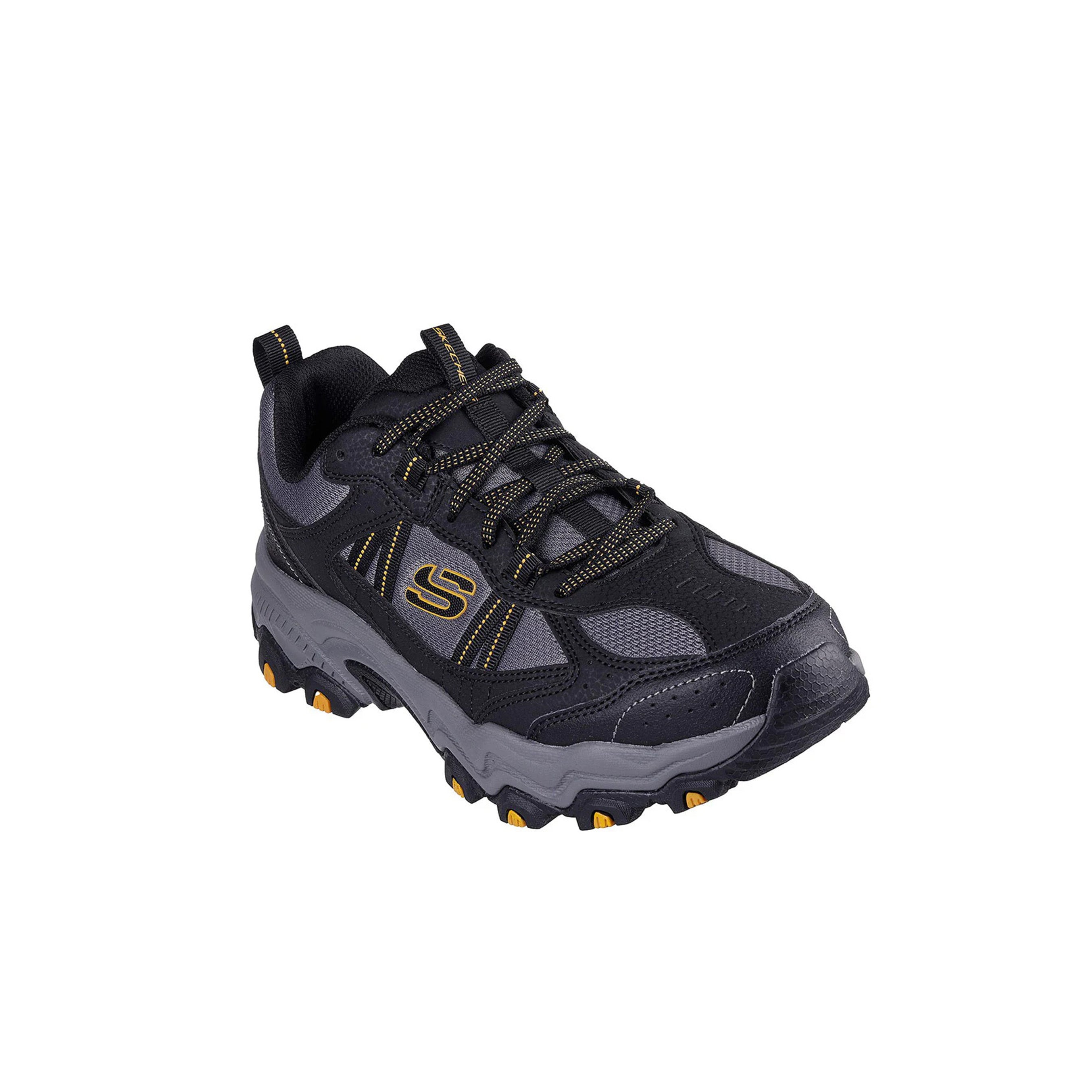 Skechers Men's Stamina AT - Upper Stitch Shoes #color_Black