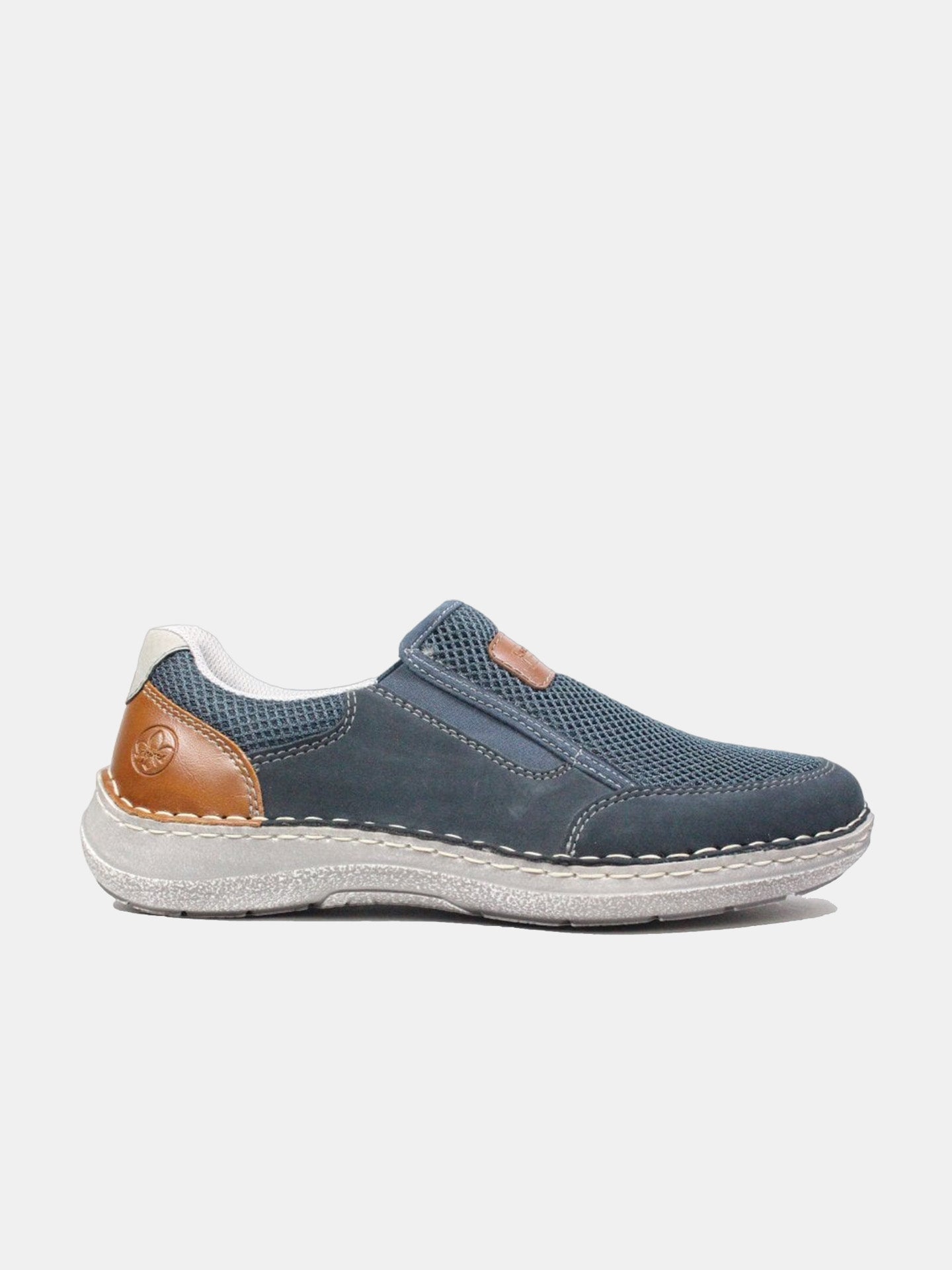 Rieker 03053-14 Men's Casual Shoes #color_navy