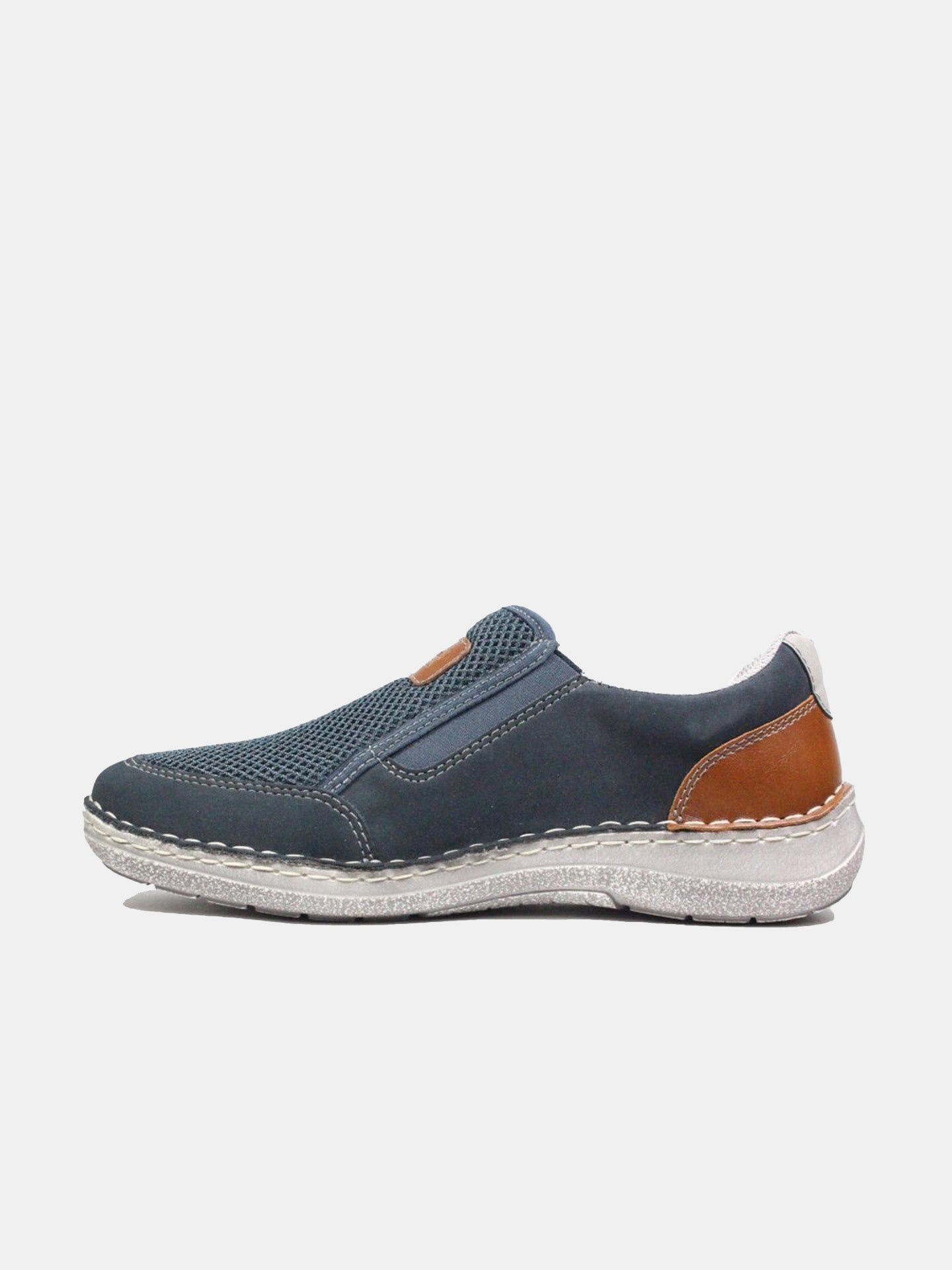 Rieker 03053-14 Men's Casual Shoes #color_navy