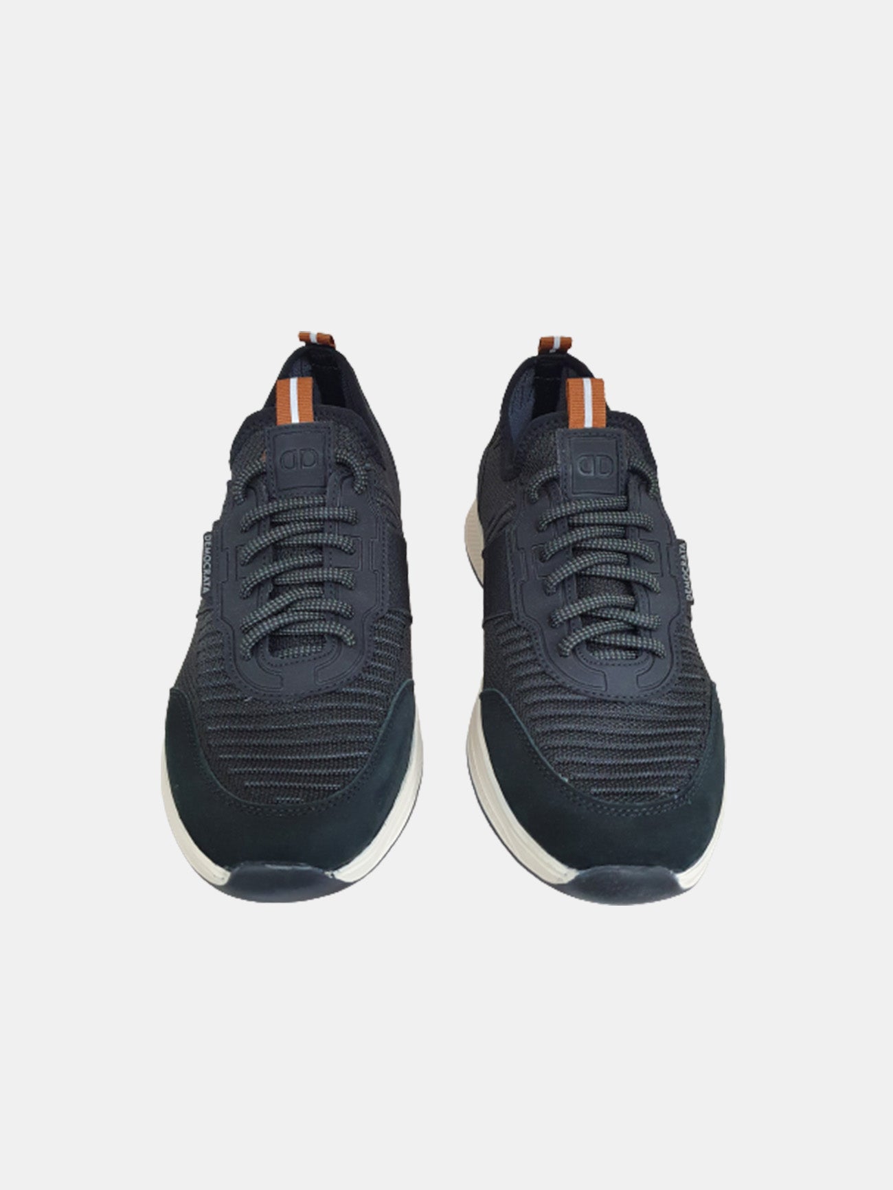Democrata Men's Journey Extra Soft Denim Shoes #color_Black