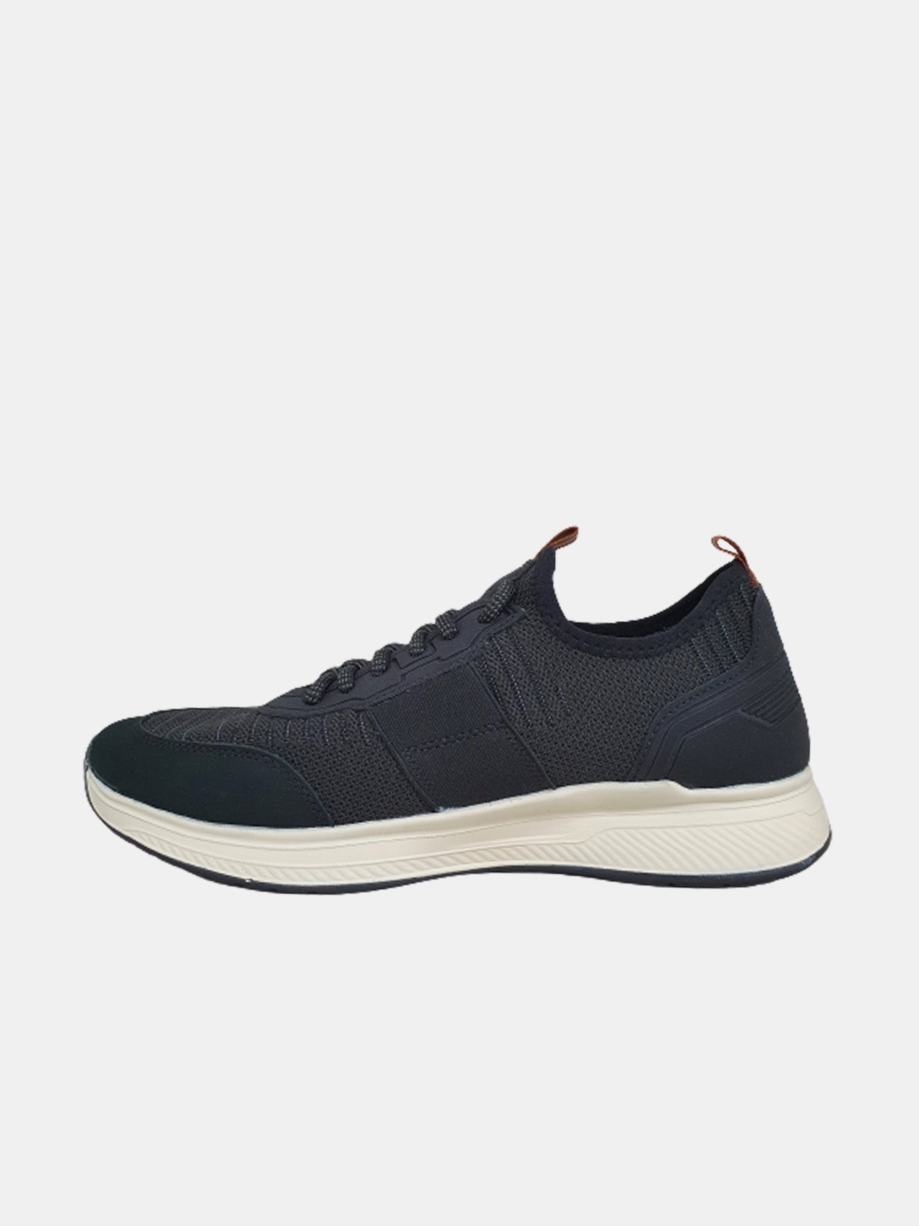 Democrata Men's Journey Extra Soft Denim Shoes #color_Black