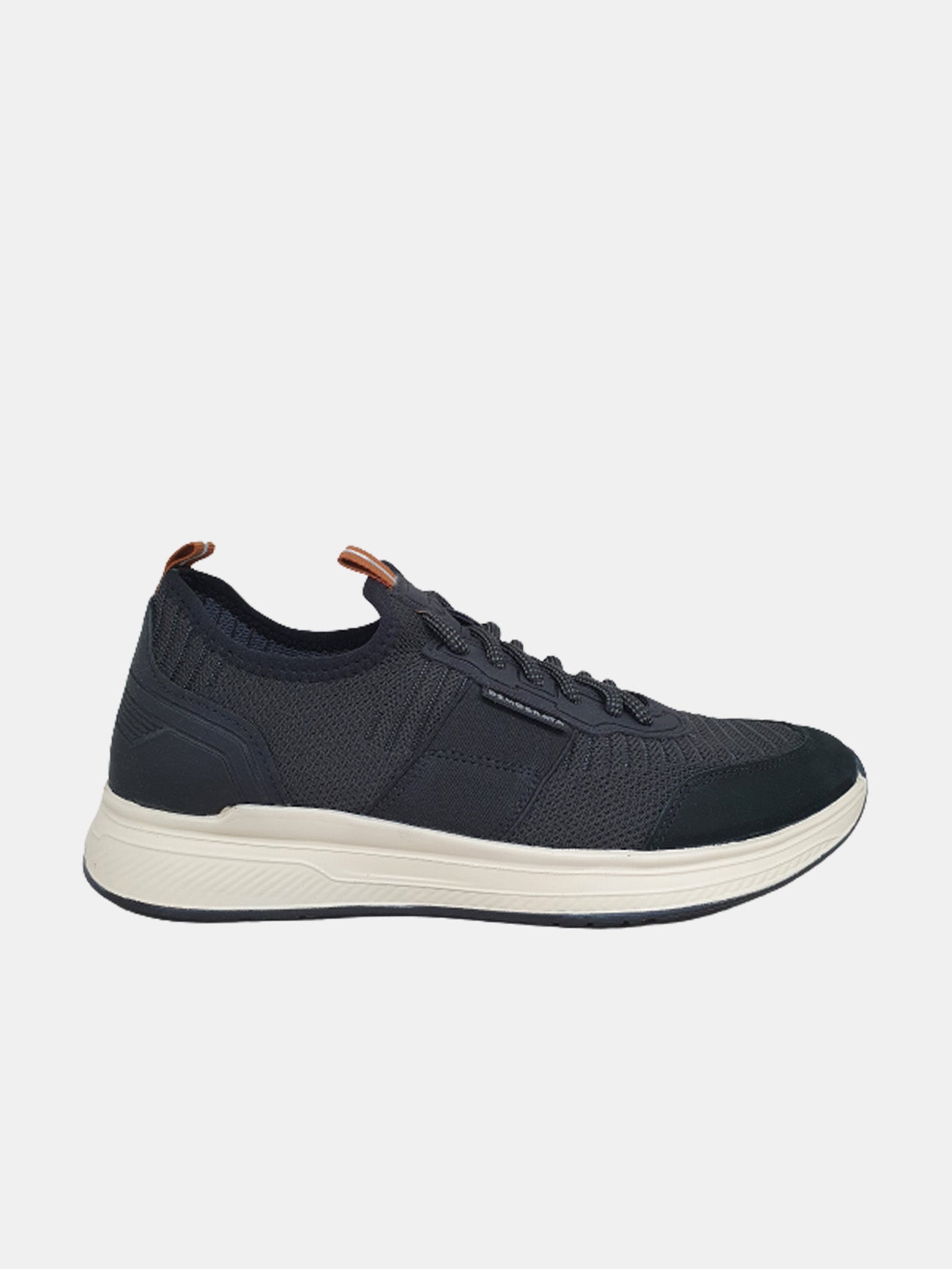 Democrata Men's Journey Extra Soft Denim Shoes #color_Black