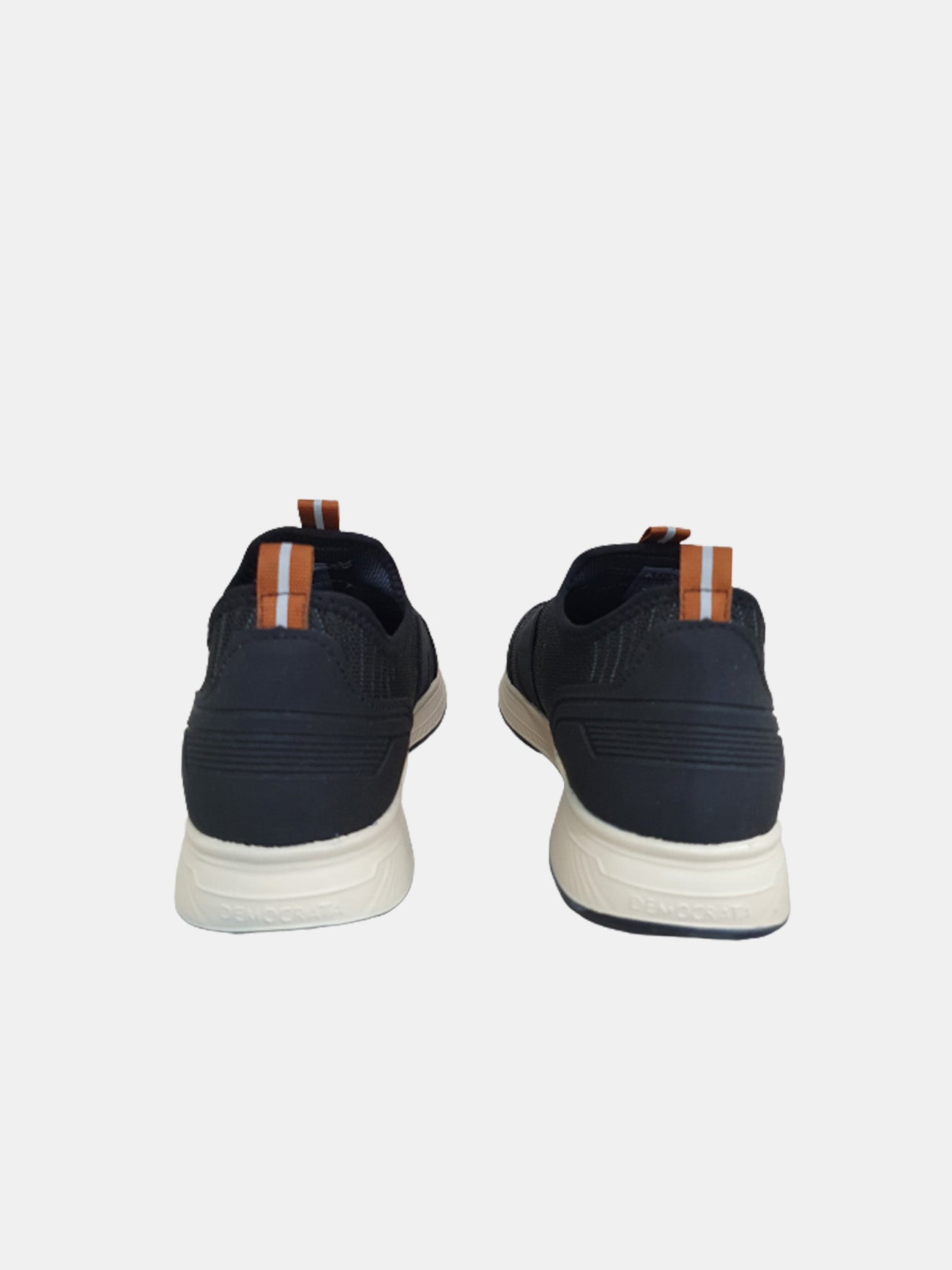 Democrata Men's Journey Extra Soft Denim Shoes #color_Black