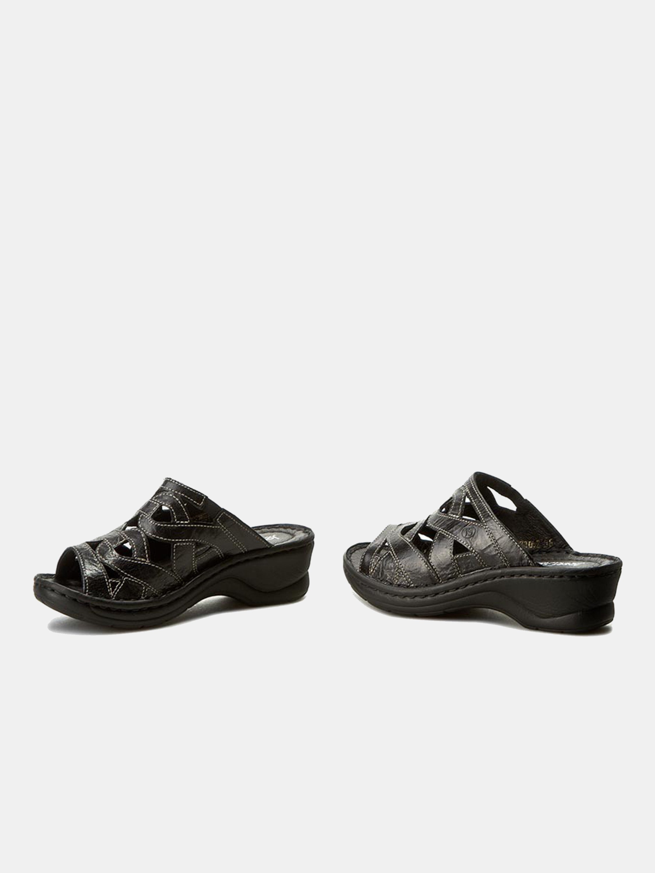 Josef Seibel Women's catalonia 44 Sandals #color_Black