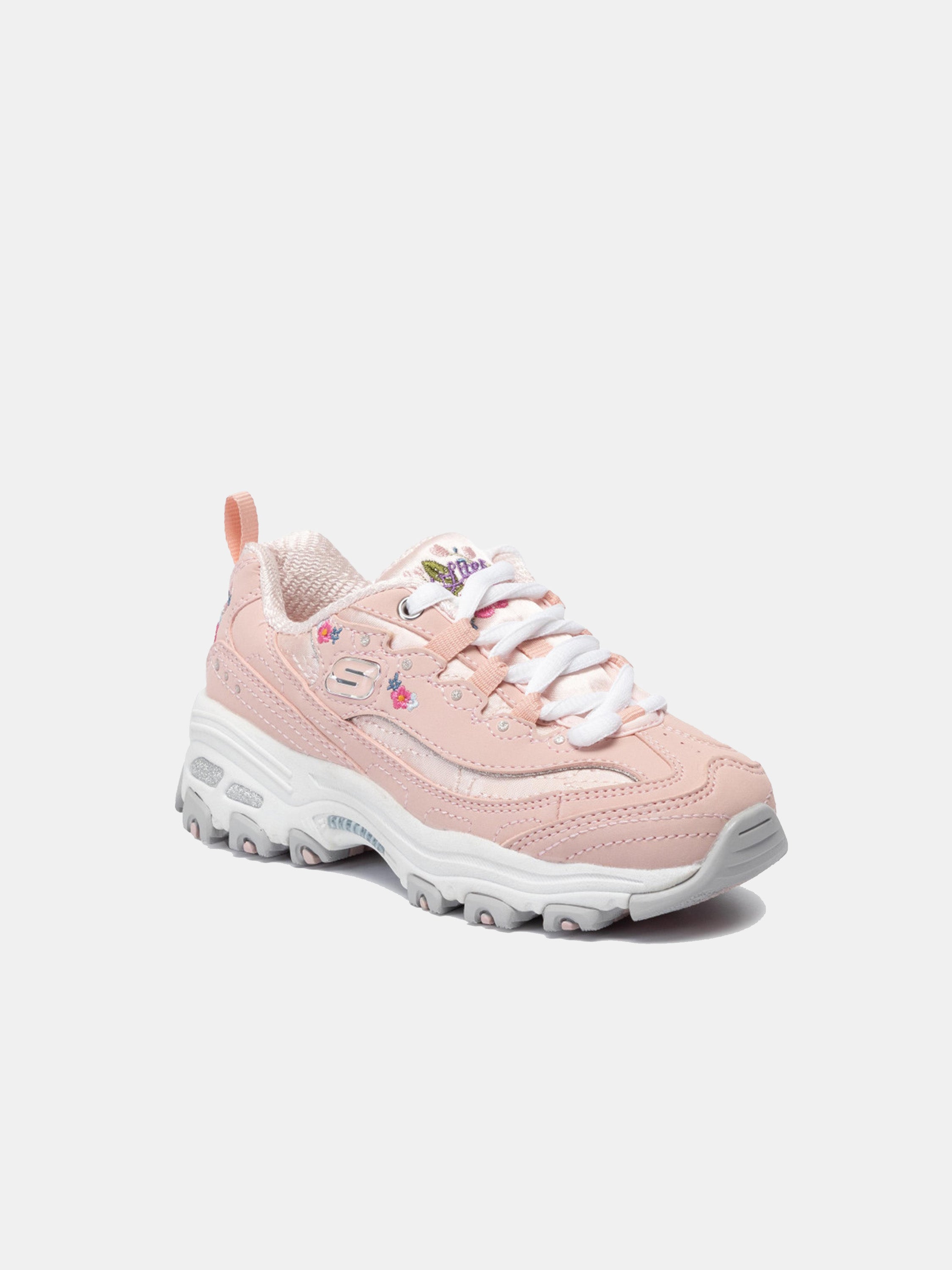 Skechers Girls D'Lites - Bright Blossoms Trainers #color_Pink