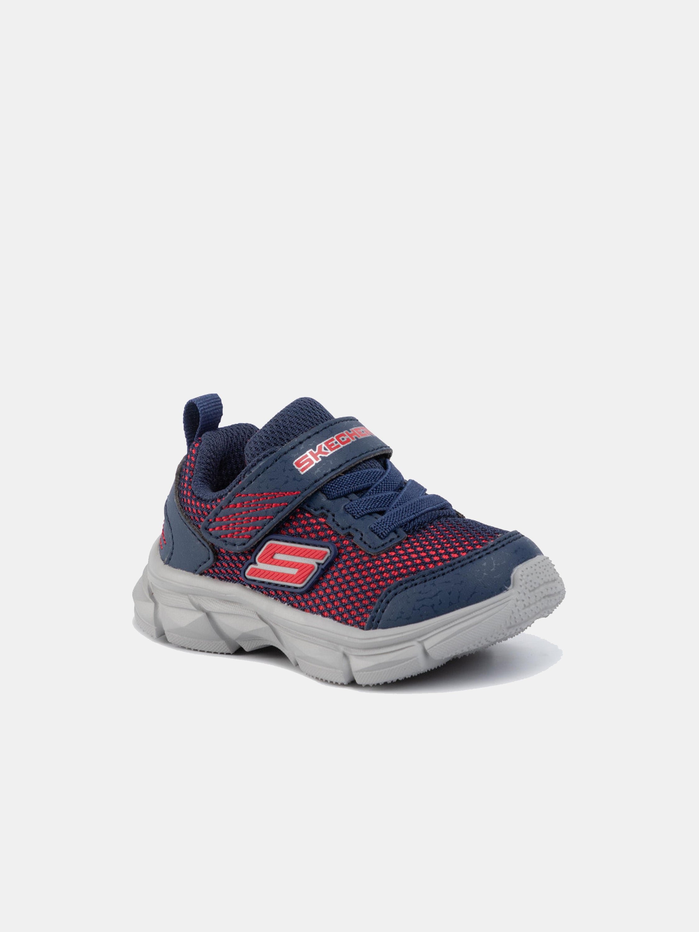 Skechers Infant Boys Advance - Intergrid Shoes #color_Navy