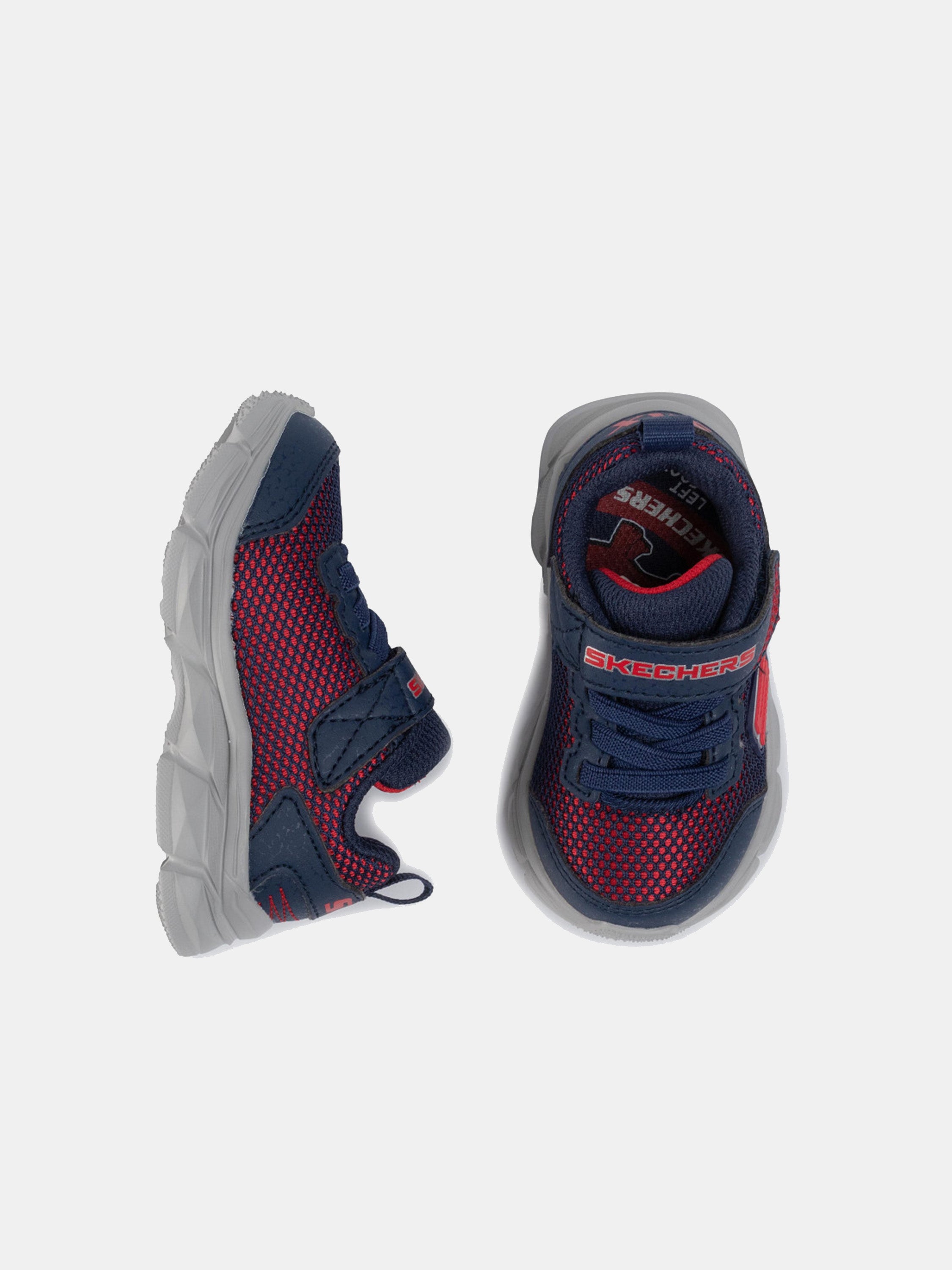 Skechers Infant Boys Advance - Intergrid Shoes #color_Navy