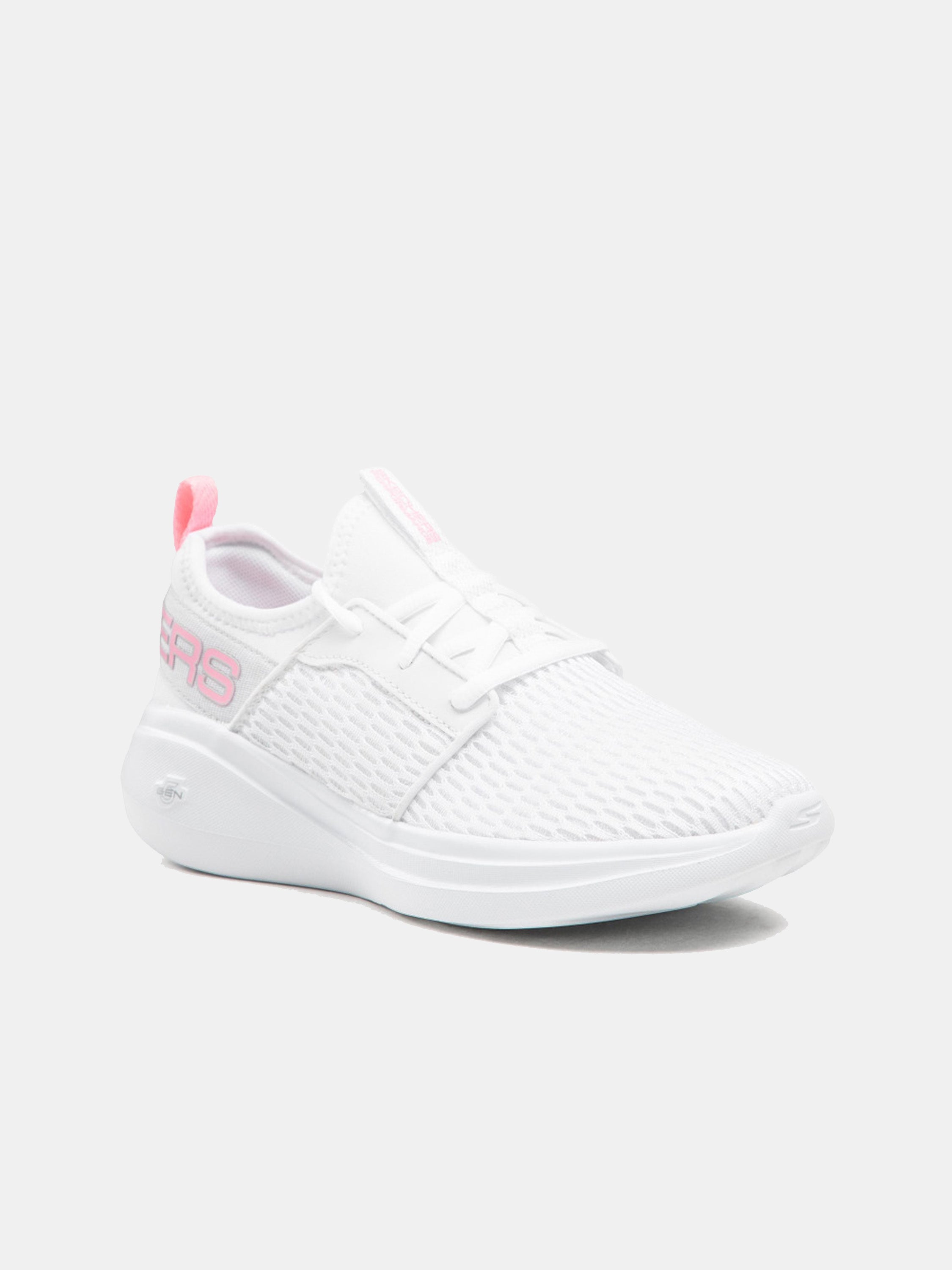 Skechers Women's GOrun Fast - Glimmer Trainers #color_White