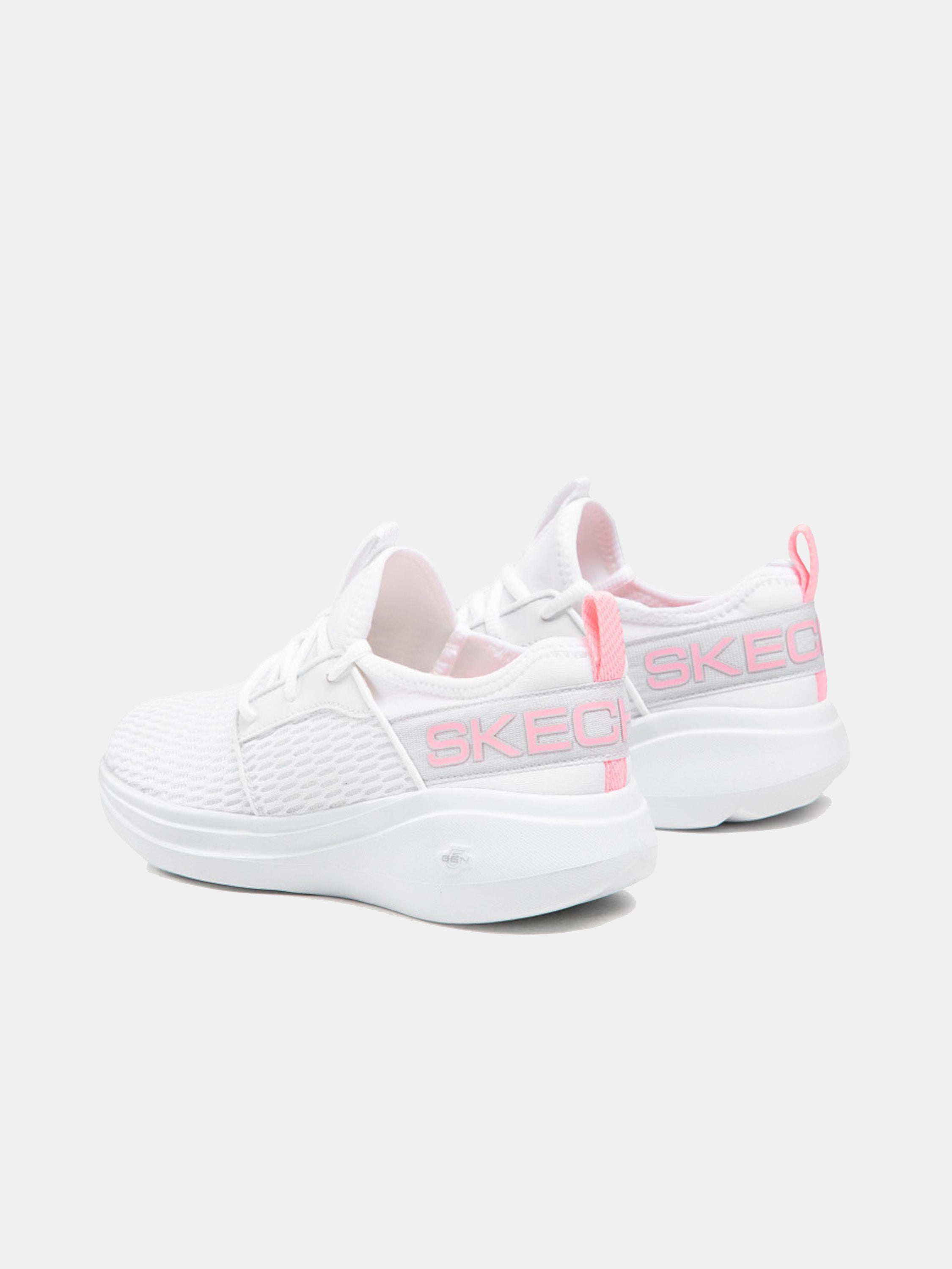 Skechers Women's GOrun Fast - Glimmer Trainers #color_White