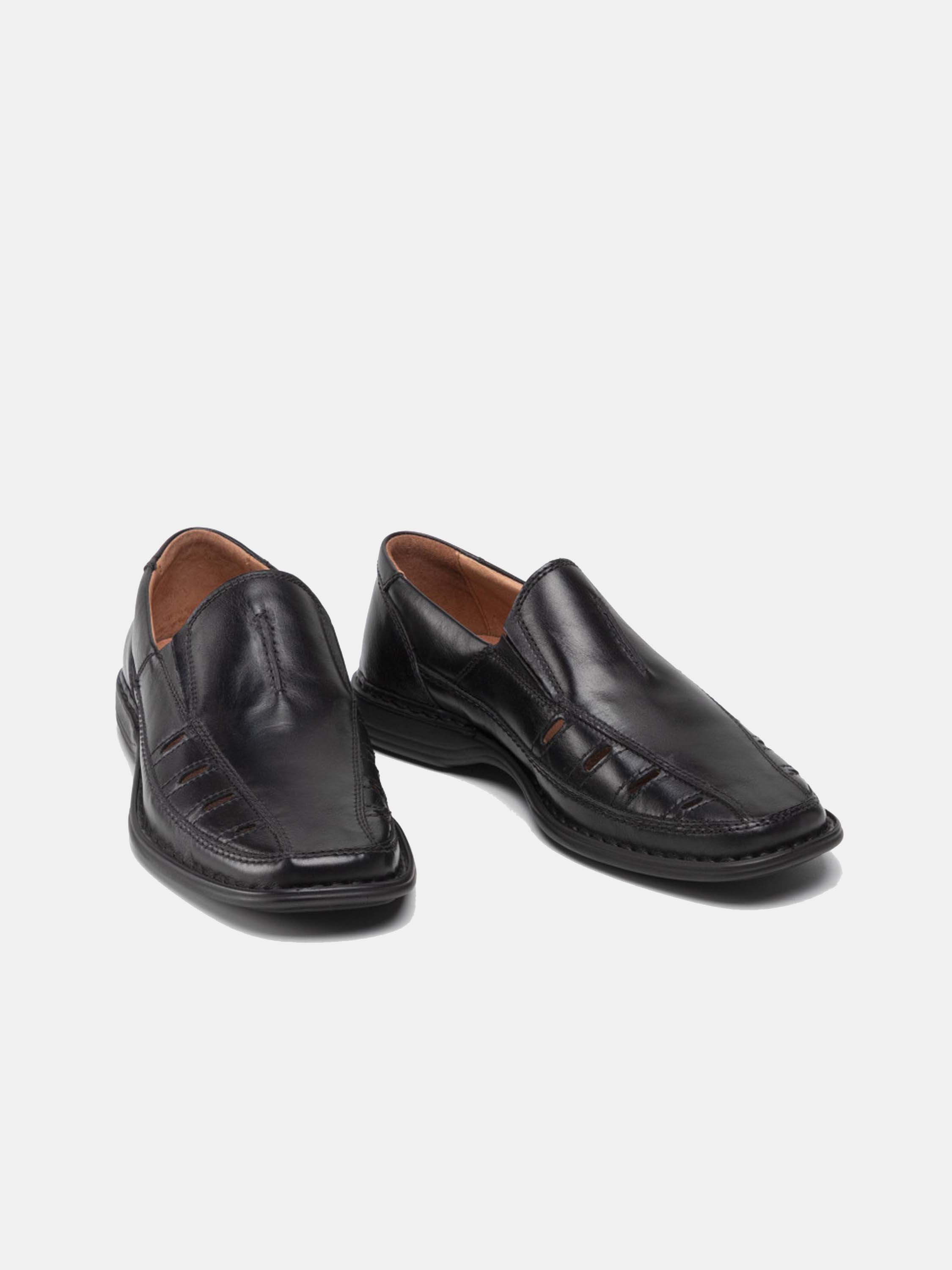 Josef Seibel Men's Steven 12 Slip On Shoes #color_Black