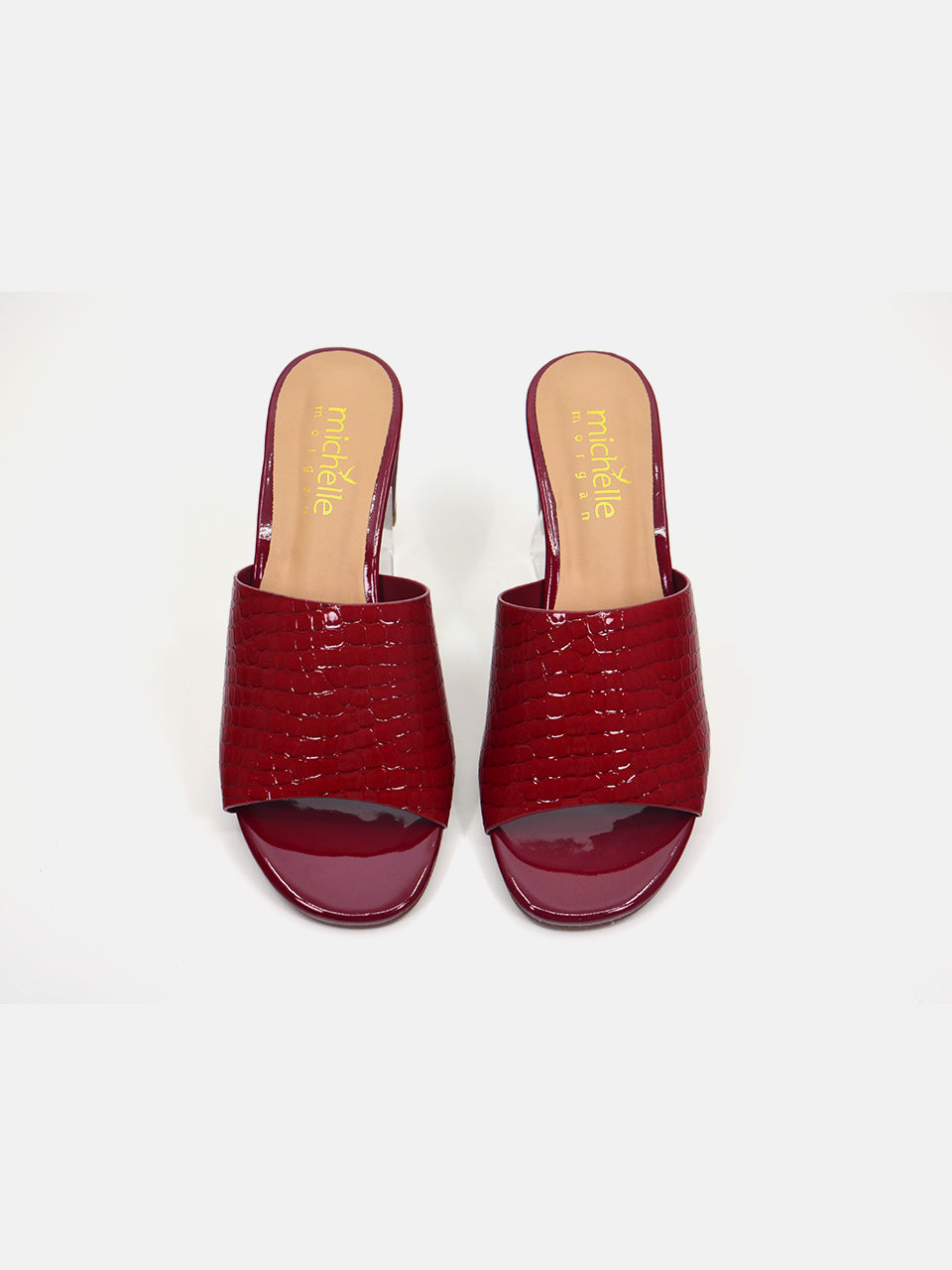 Michelle Morgan 914RJ191 Women's Heeled Sandals #color_Maroon