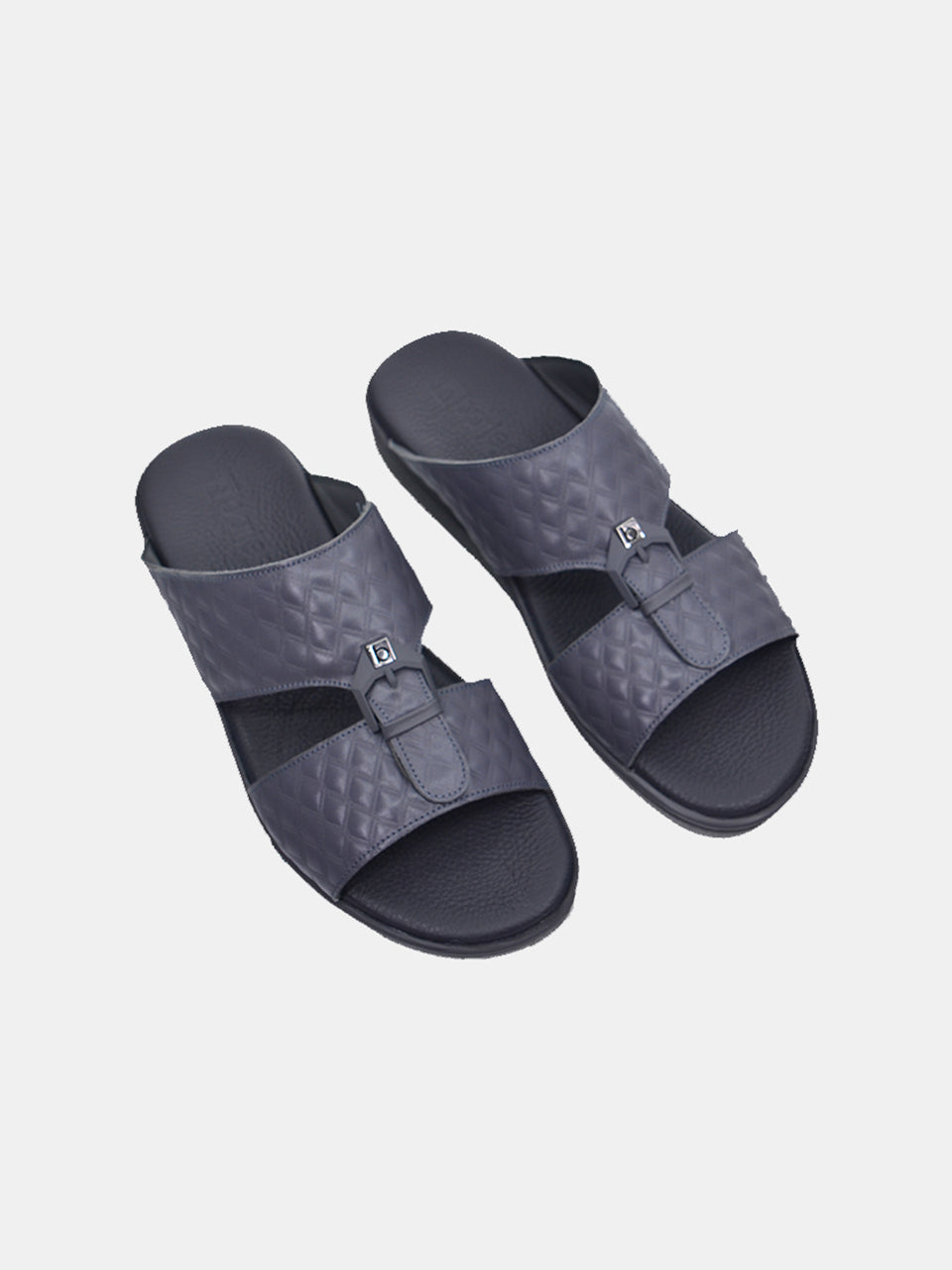 Barjeel Uno B-09 Men's Arabic Sandals #color_Gray