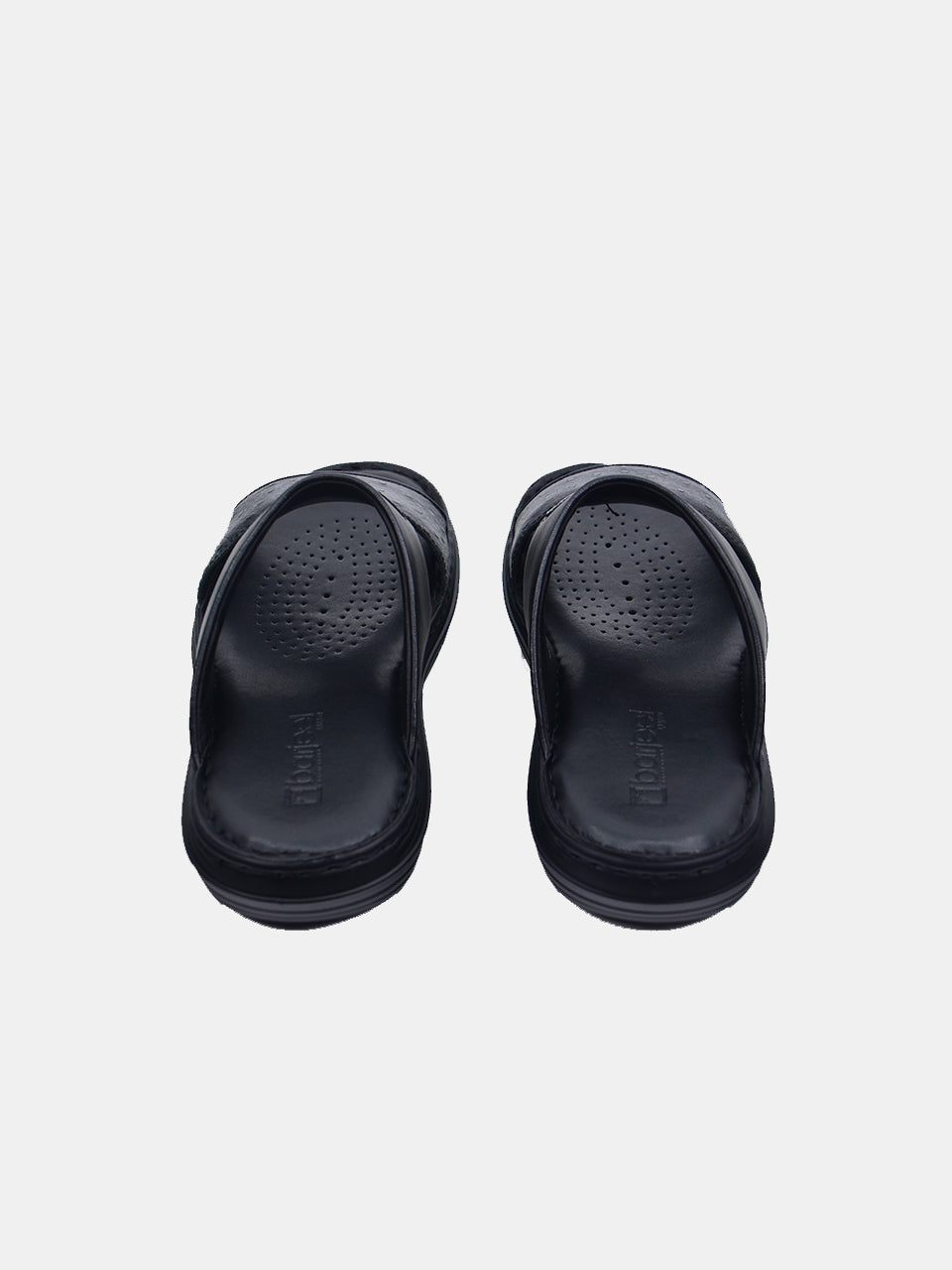 Barjeel Uno 21410-2 Men's Arabic Sandals #color_Black