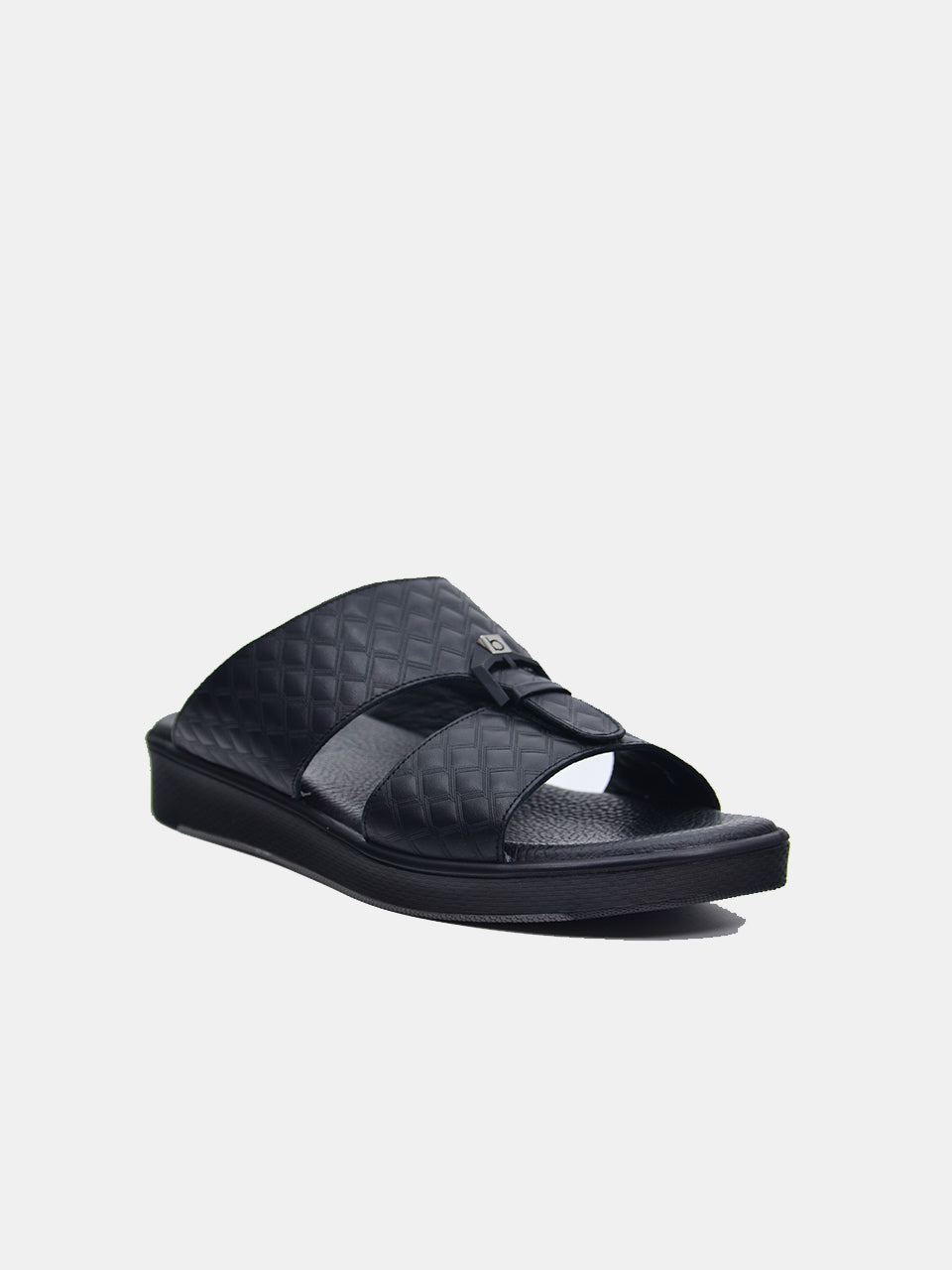 Barjeel Uno B-09 Boys Arabic Sandals #color_Black