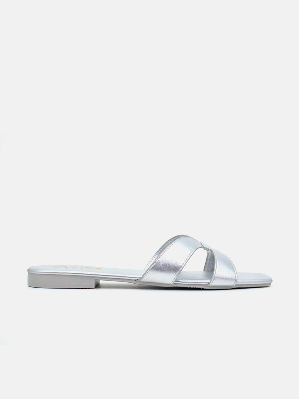 Michelle Morgan 114RJ80B Women's Flat Sandals #color_Silver