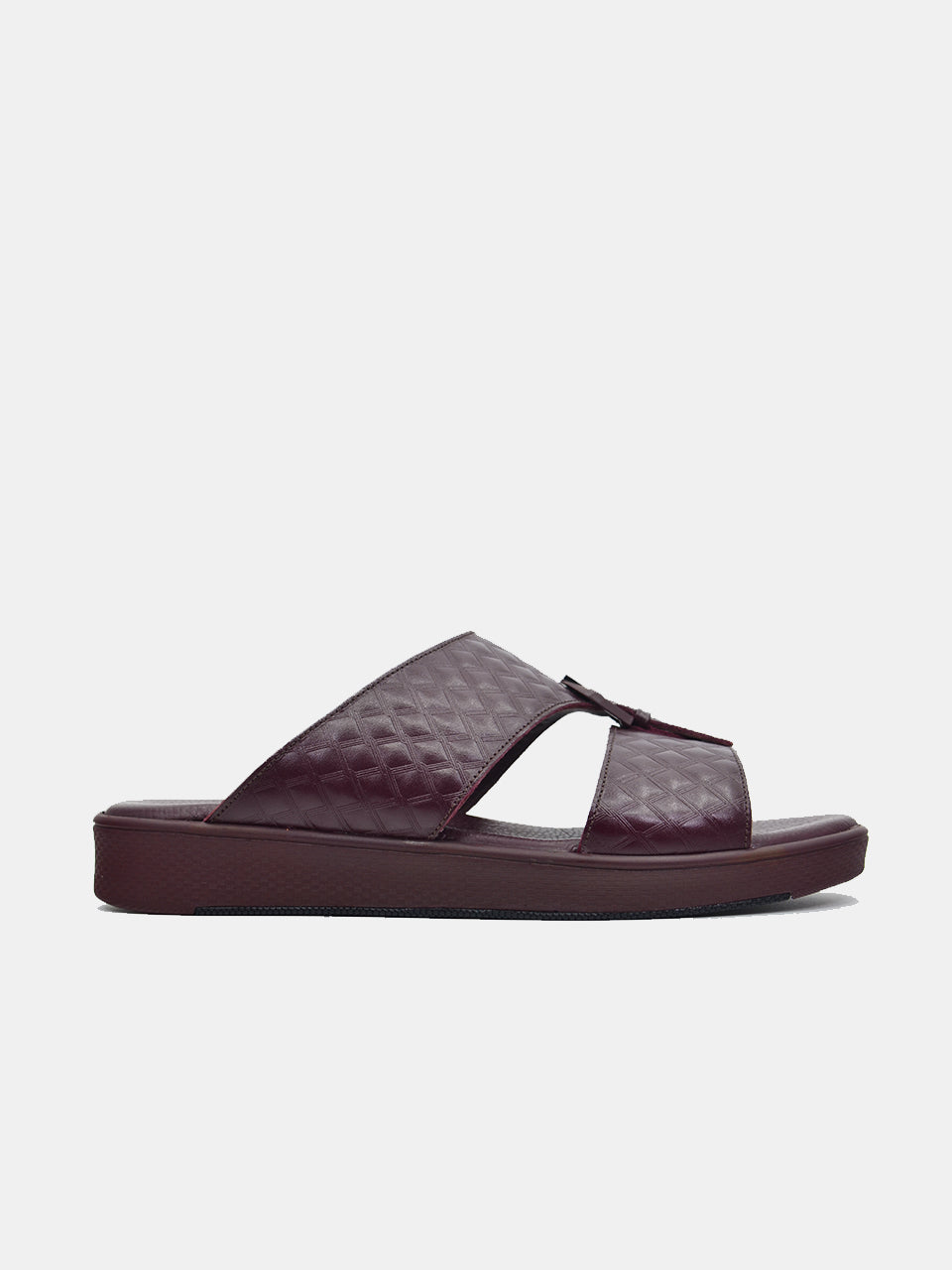 Barjeel Uno B-09 Men's Arabic Sandals #color_Red