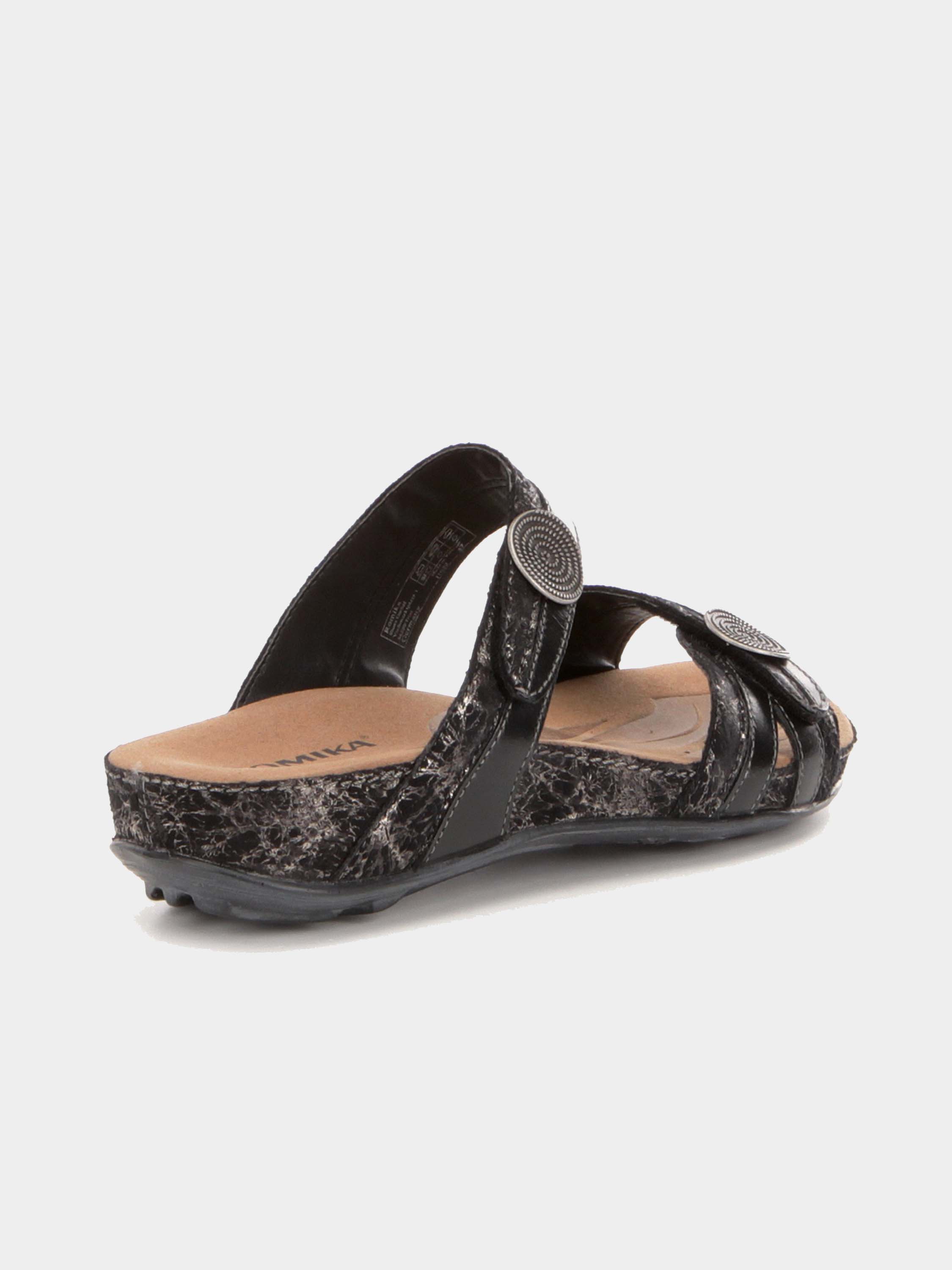 Romika Women's Fidschi 22 Sandals #color_Black