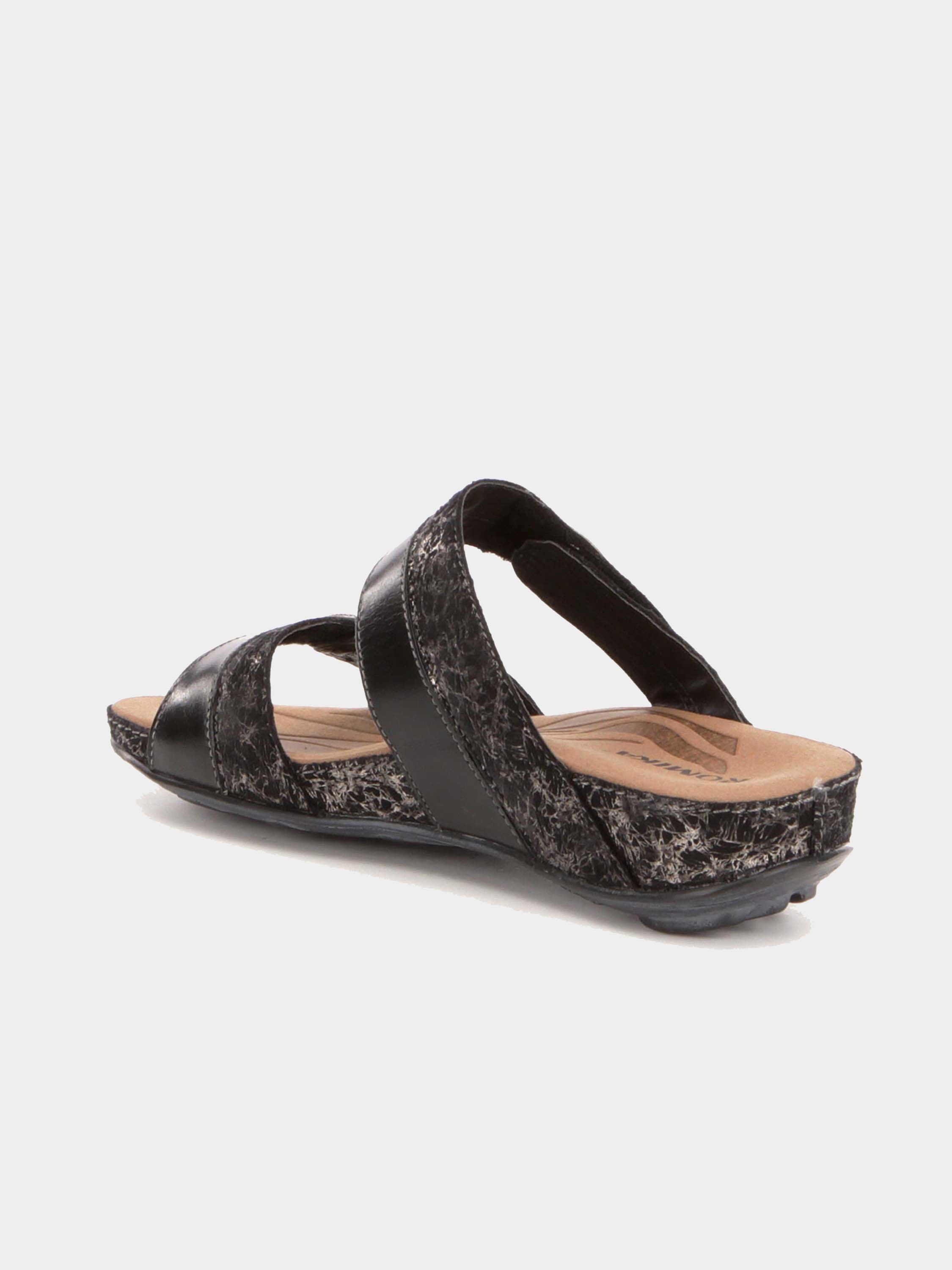 Romika Women's Fidschi 22 Sandals #color_Black