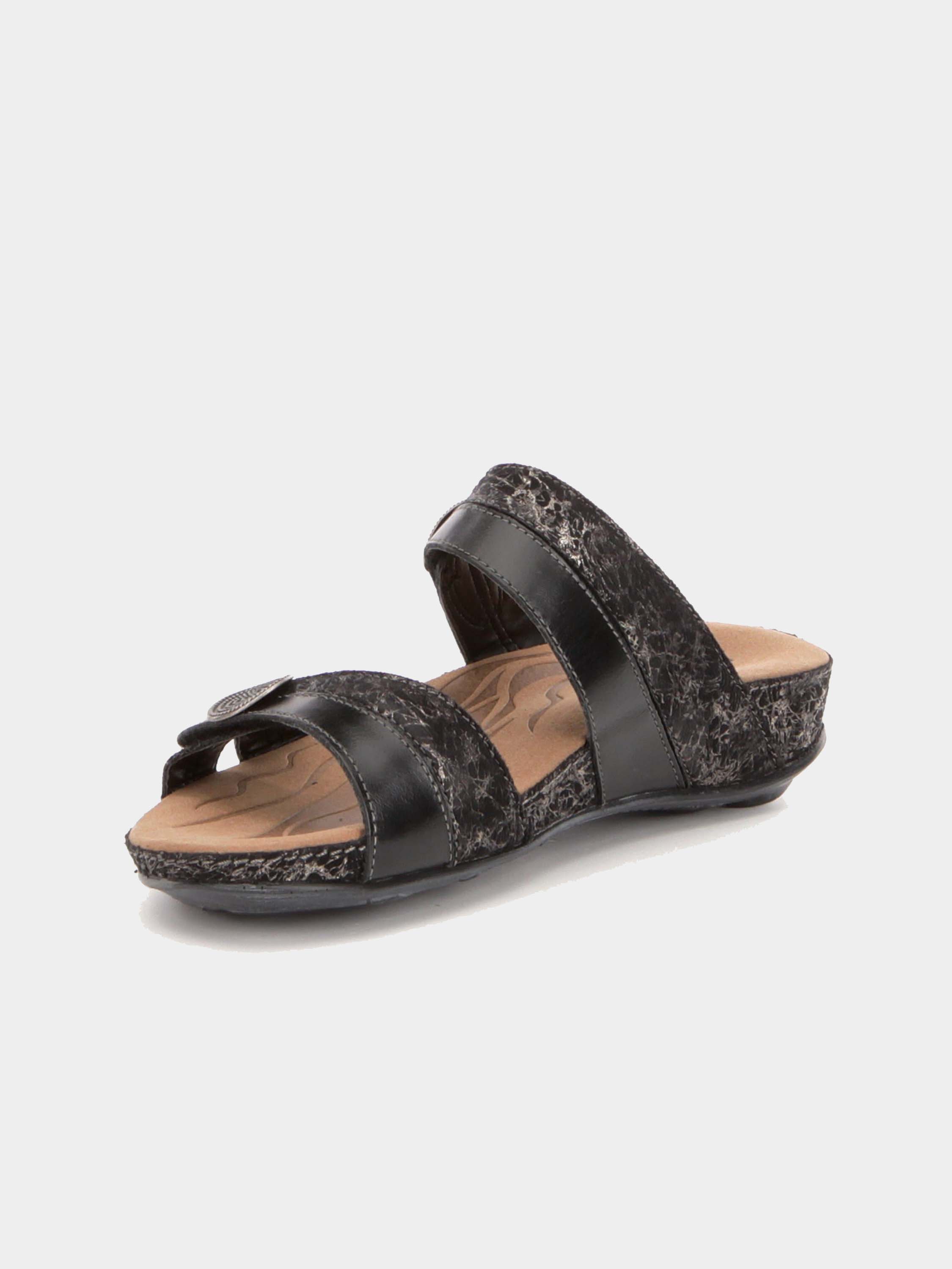 Romika Women's Fidschi 22 Sandals #color_Black