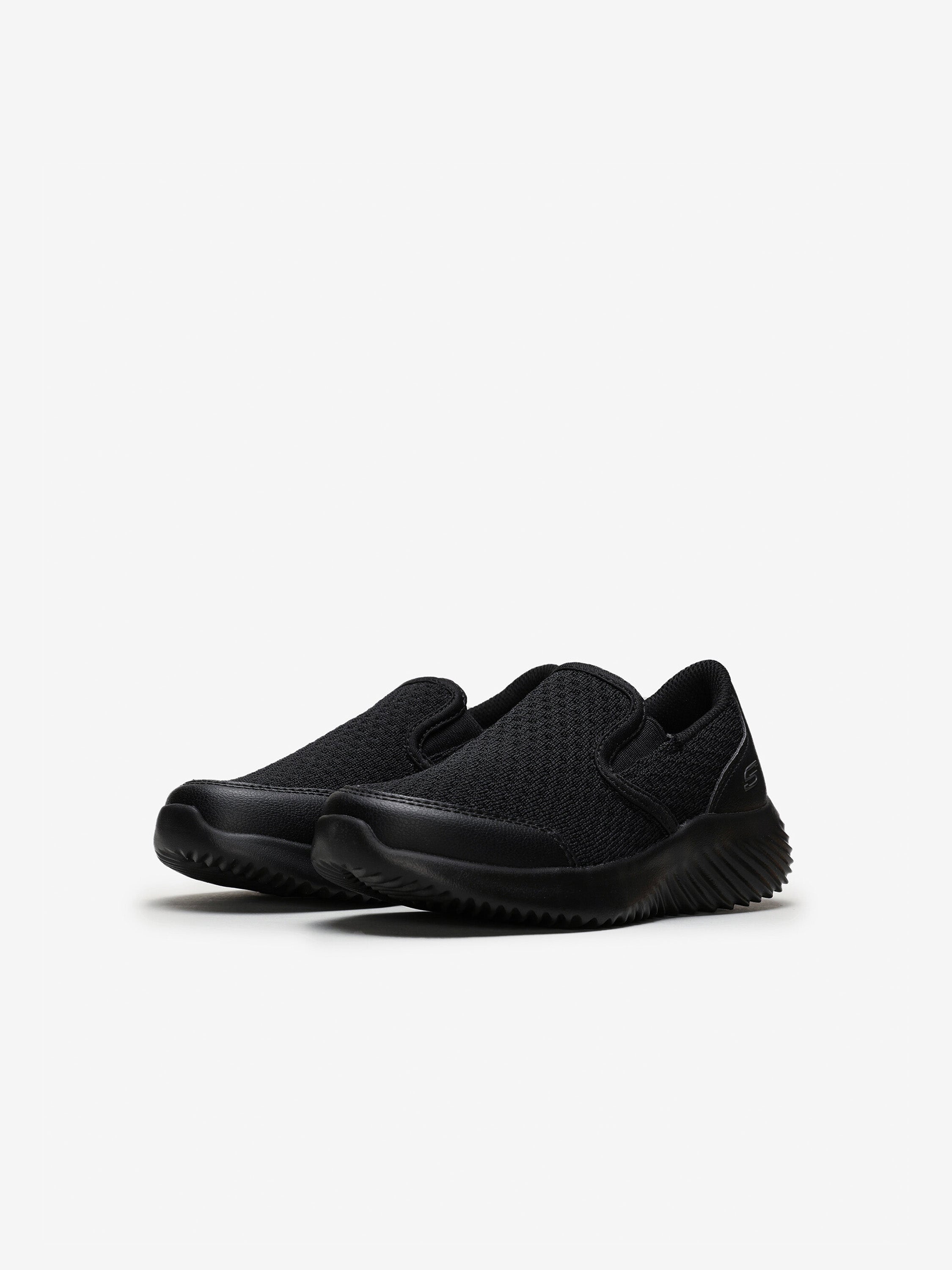 Skechers Boys Bounder - Vertville Shoes #color_Black