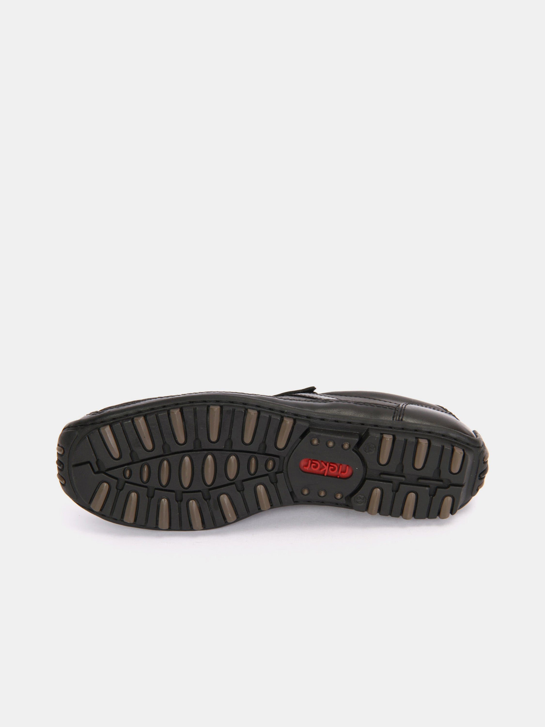 Rieker 08985 Men's Slip On Loafers #color_Black