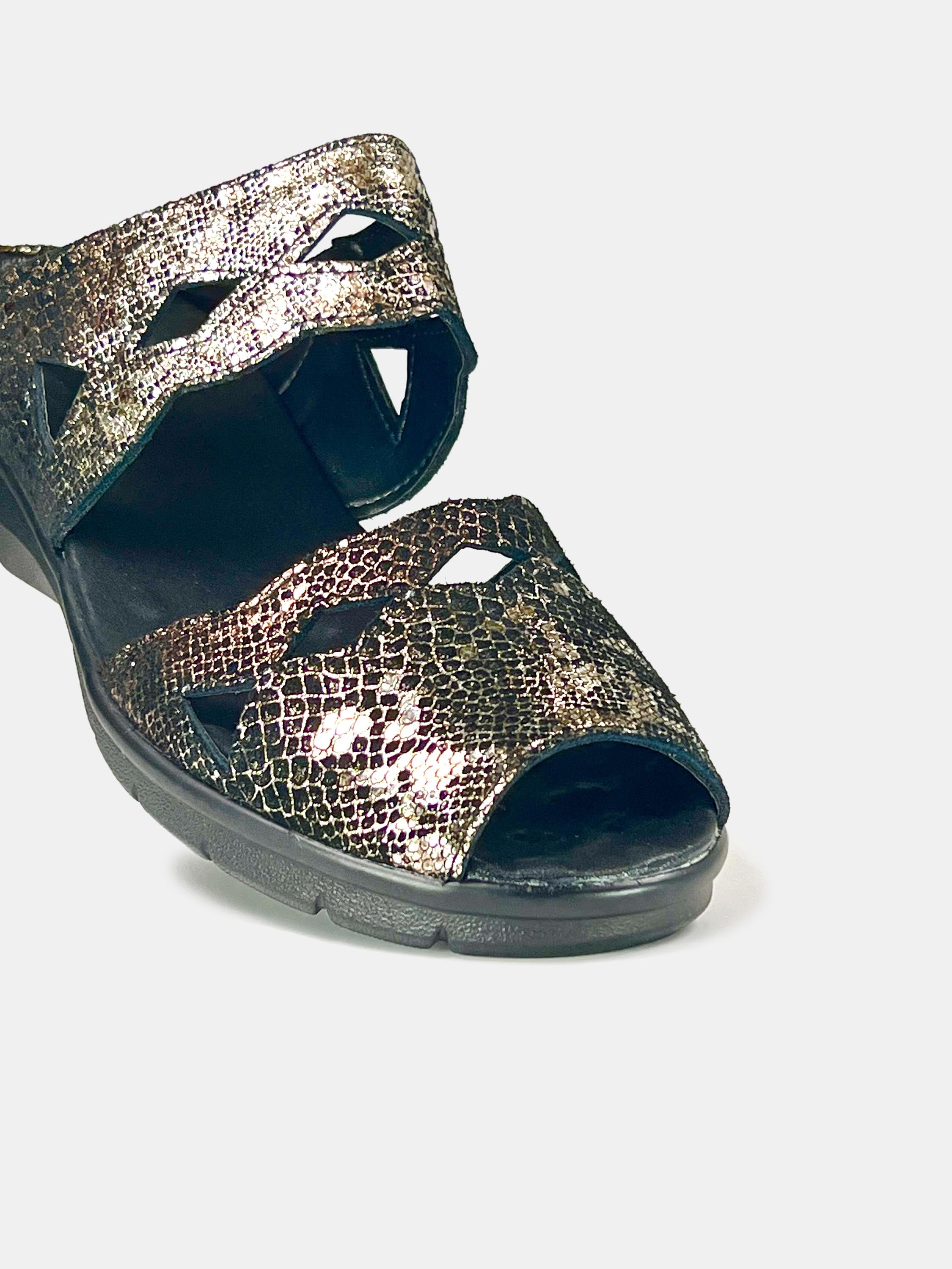 Michelle Morgan 18397-B16 Women's Flat Sandals #color_brown