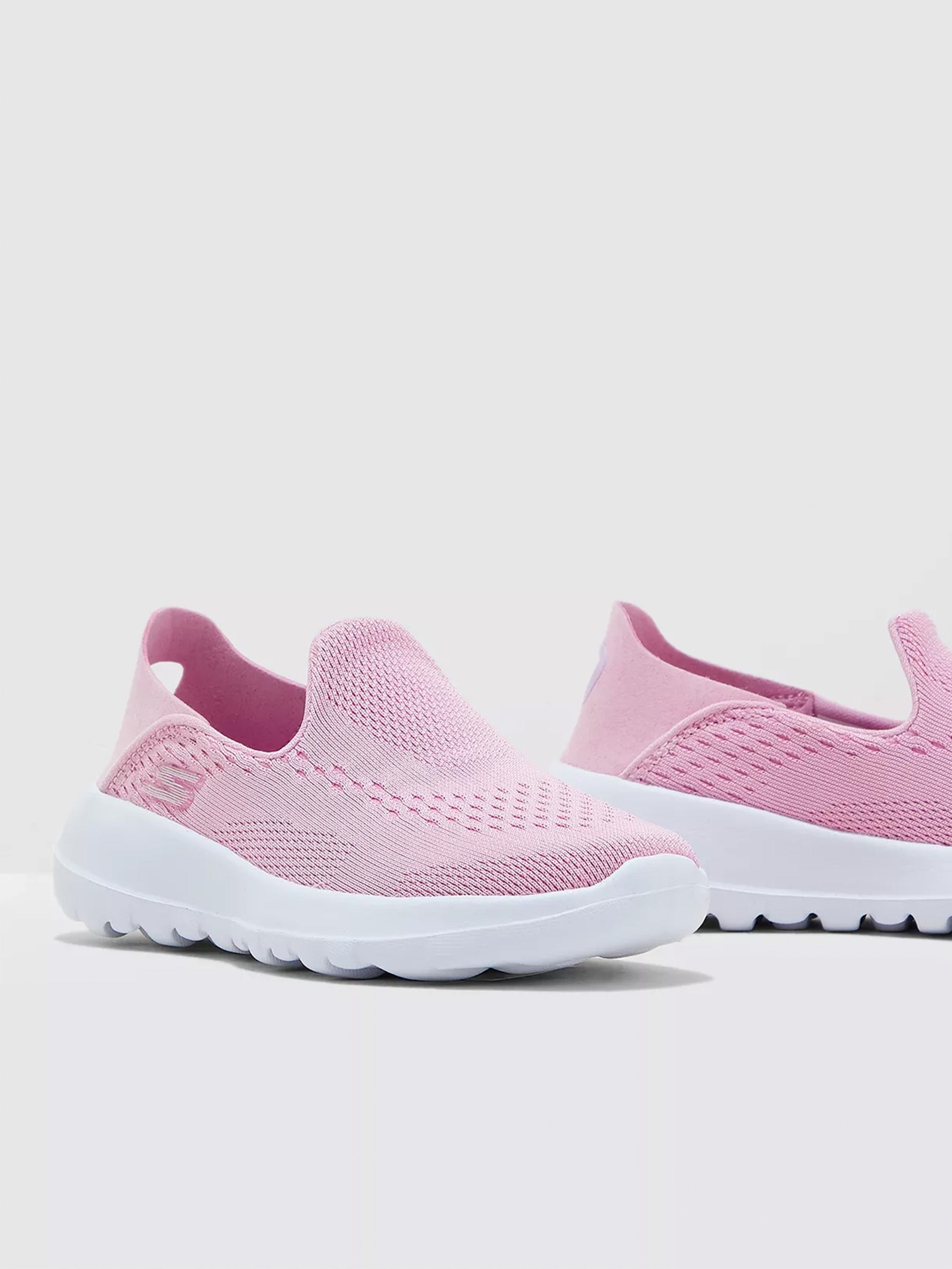 Skechers Girls GOwalk Joy Trainers #color_Pink