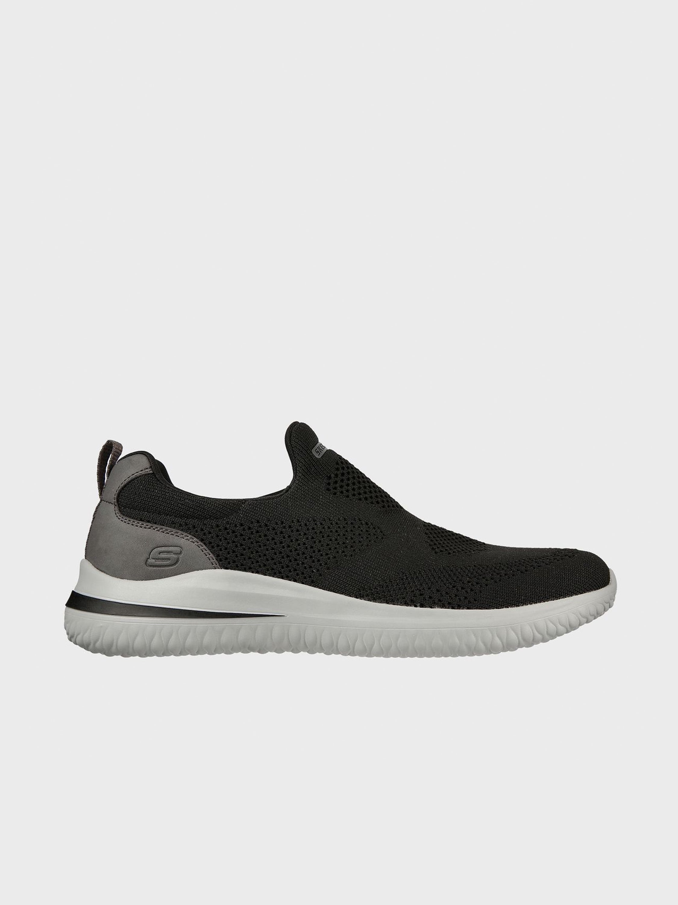 Skechers Men's Delson 3.0 - Fairfield Trainers #color_Black