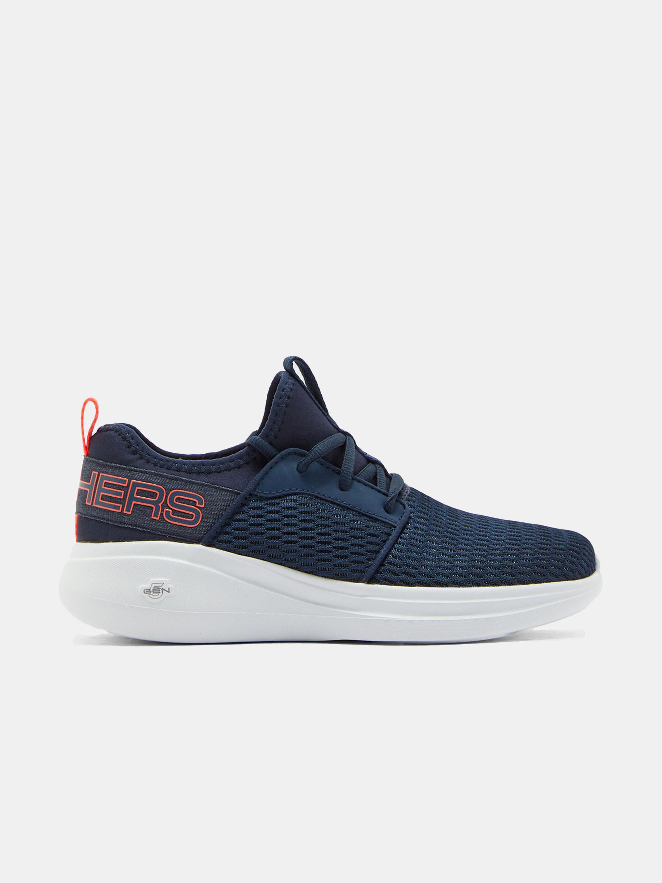 Skechers Women's GOrun Fast - Glimmer Trainers #color_Navy