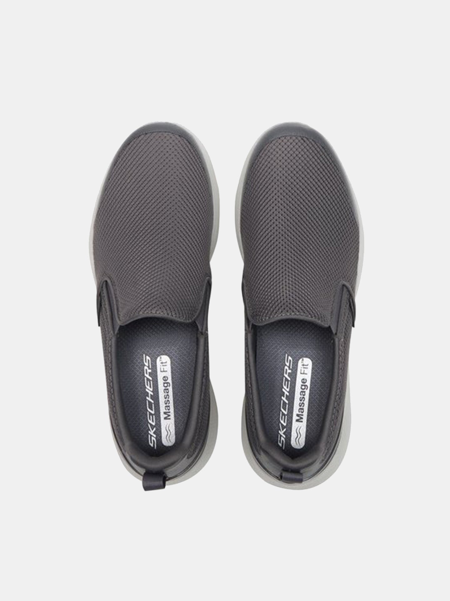 Skechers Men's Go Walk Massage Fit - Ripple Shoes #color_Gray