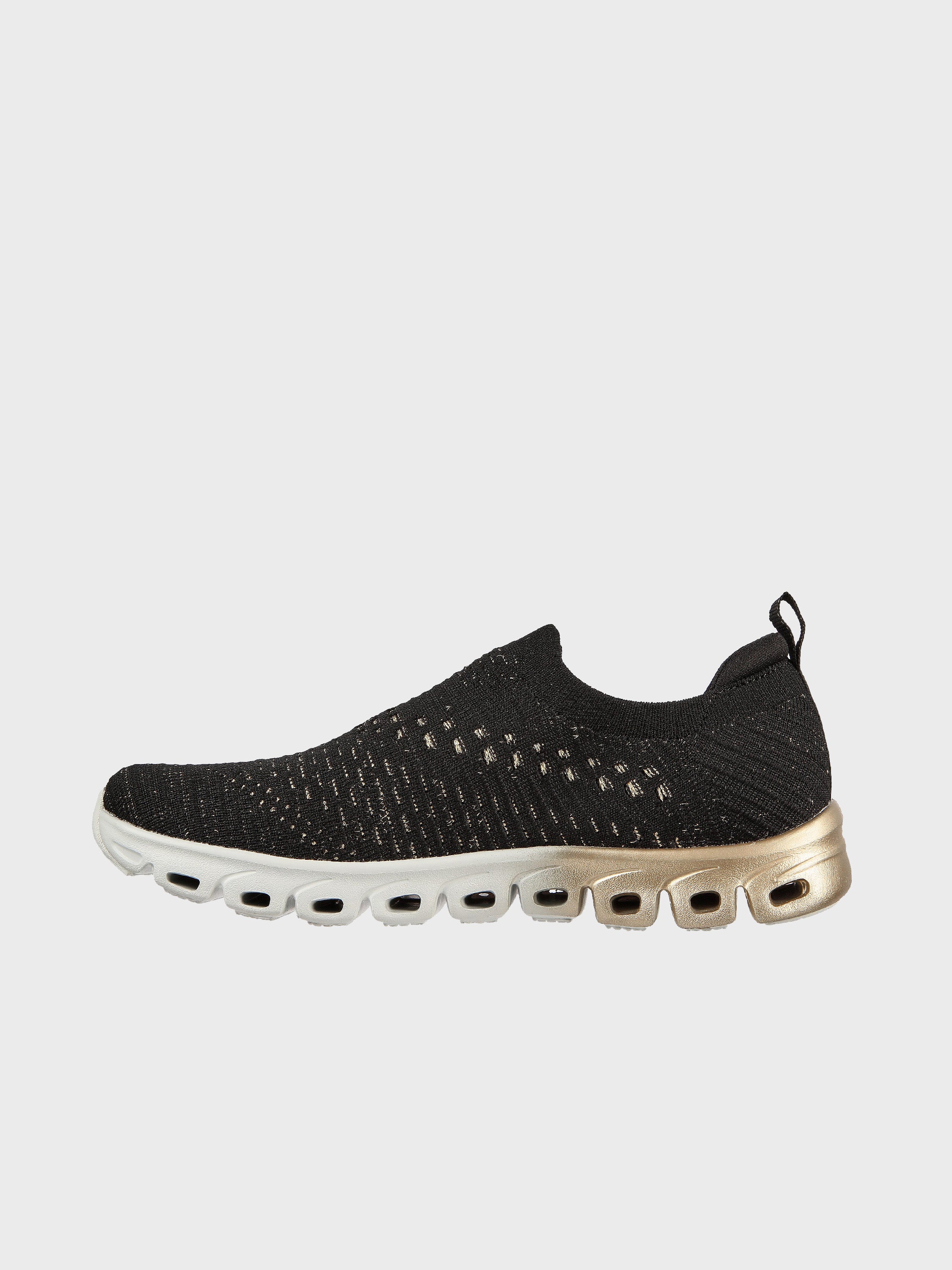 Skechers Women's Glide Step - Glamour Trainers #color_Black