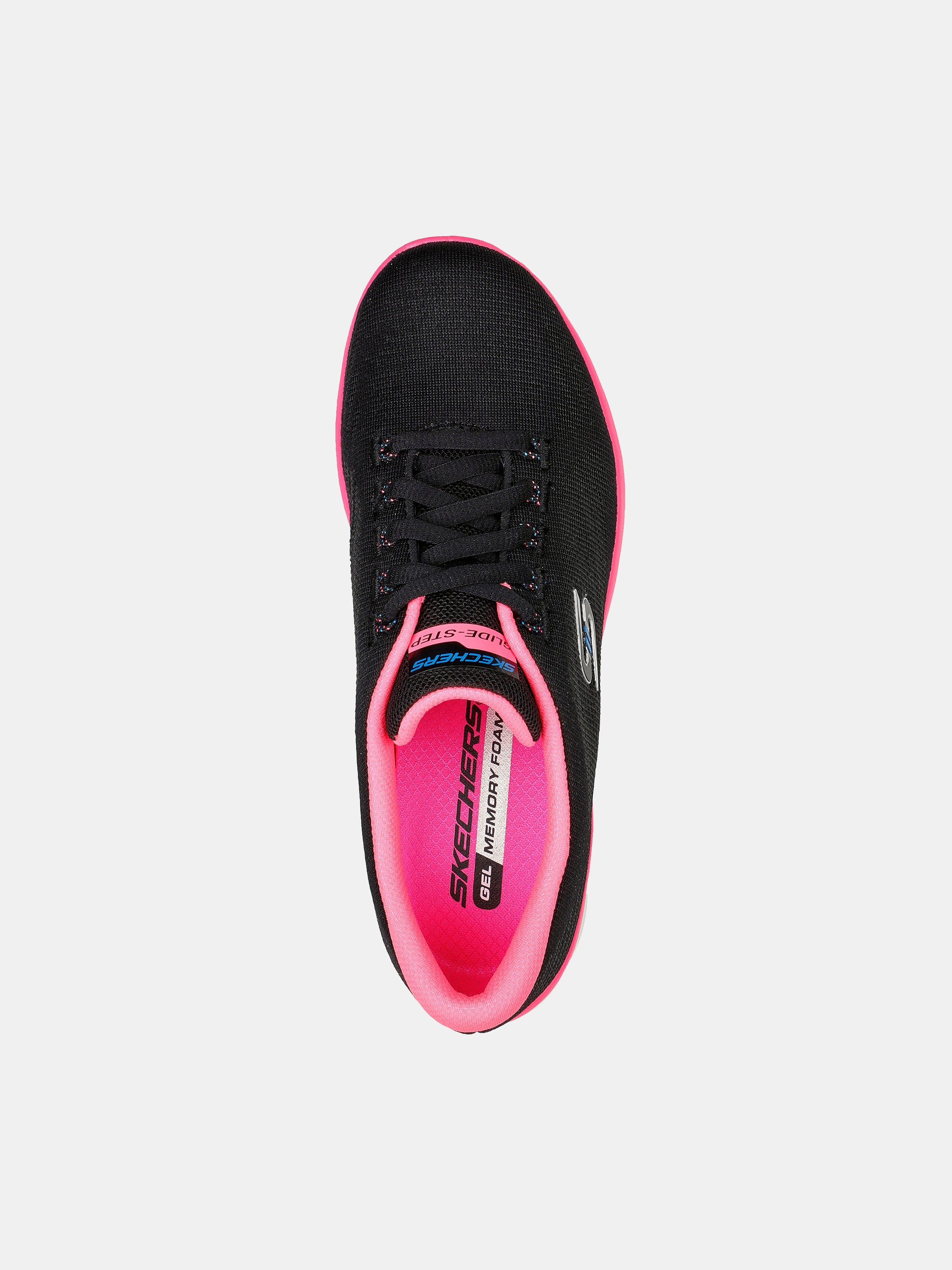 Skechers Women's Glide-Step Flex - Sheer Virtue Trainers #color_Black